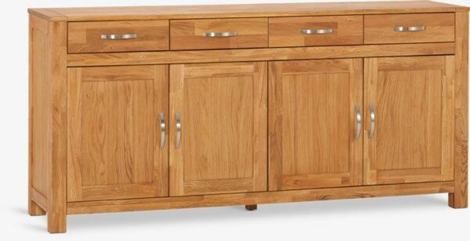 Credenza HAGE 4 ante 4 cassetti rovere