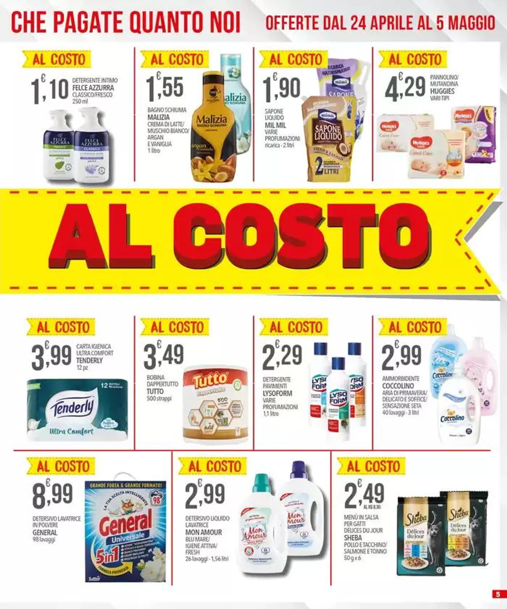 Al costo  da 24 aprile a 5 maggio di 2025 - Pagina del volantino 5