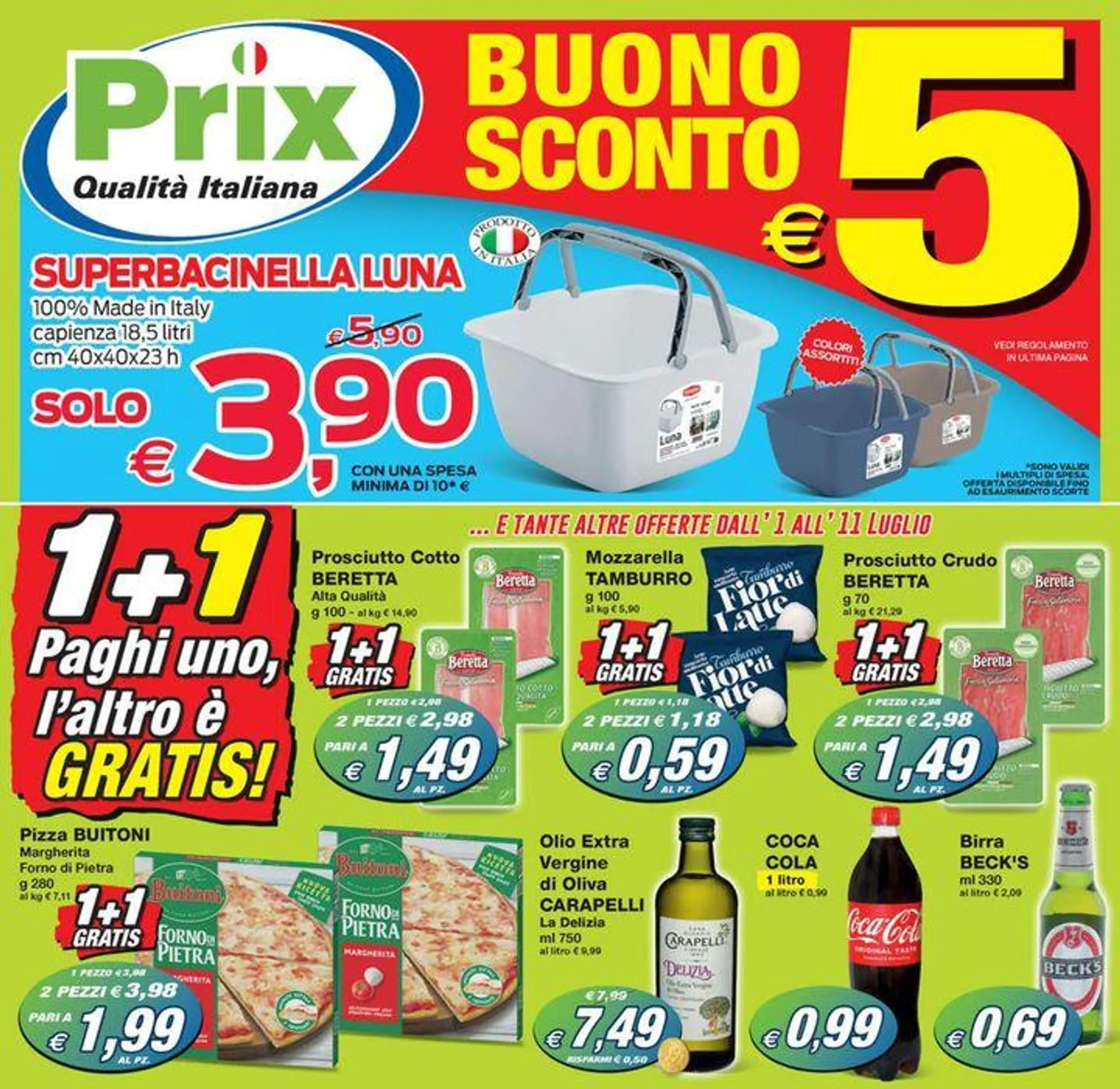 Buono sconto 5€ - 1