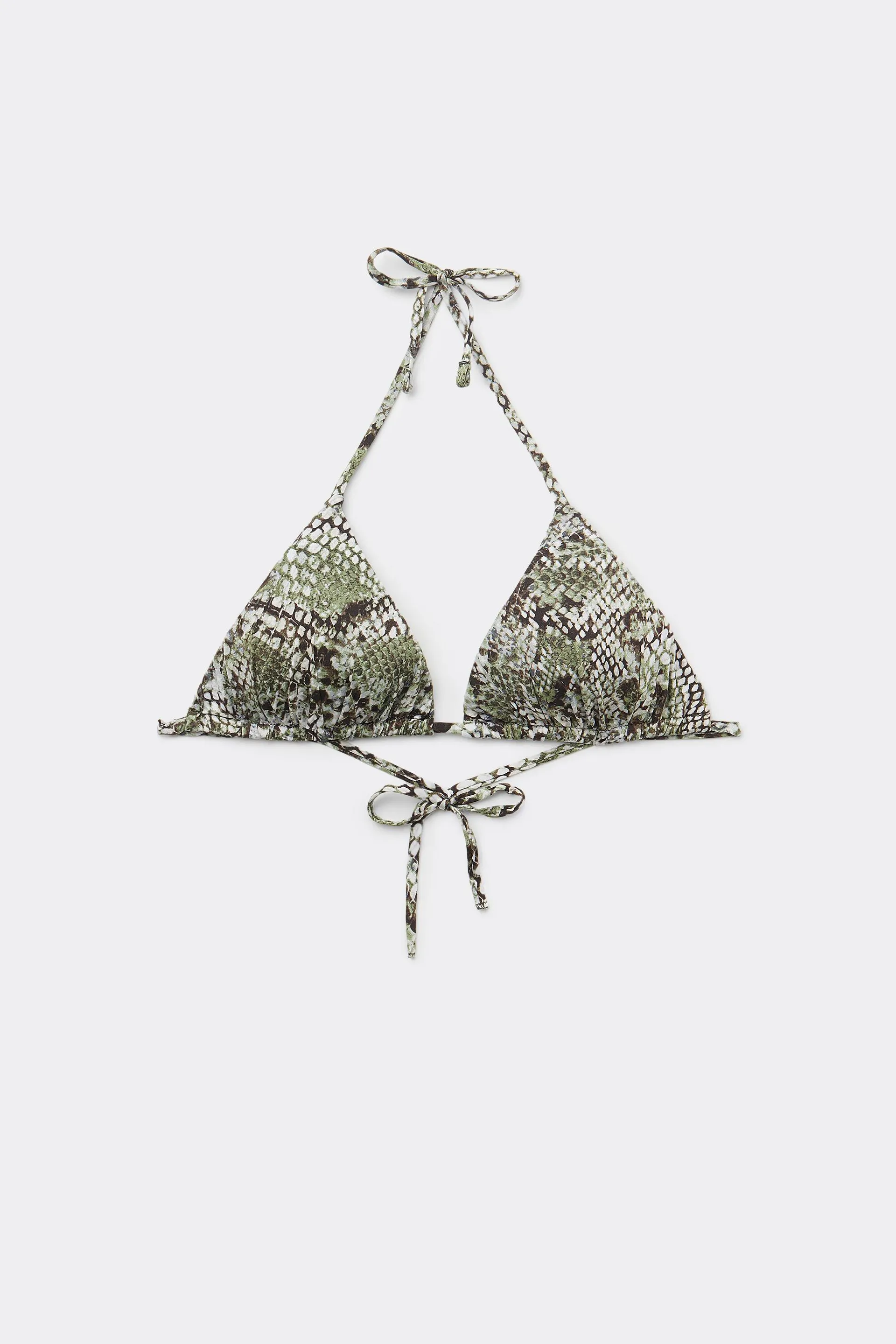 Bikini Triangolo Imbottitura Estraibile Classic Snake
