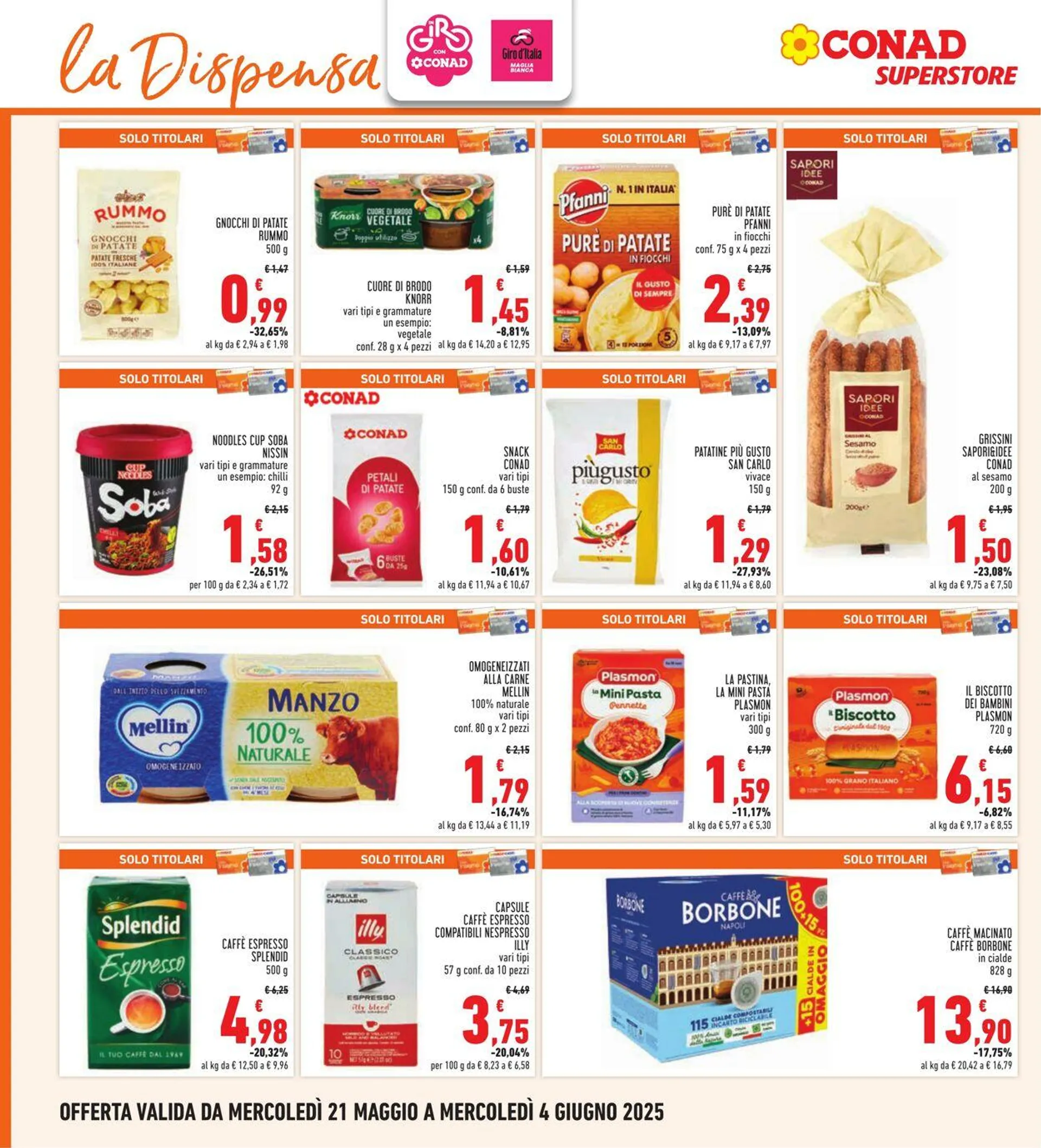Conad - Spazio - Roma Volantino attuale da 21 maggio a 4 giugno di 2025 - Pagina del volantino 22