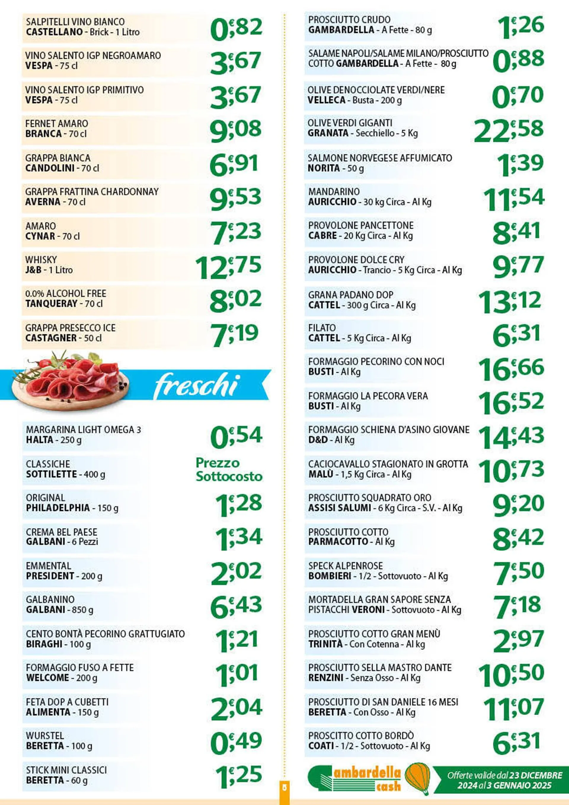 Volantino Gambardella Cash da 22 dicembre a 3 gennaio di 2025 - Pagina del volantino 5