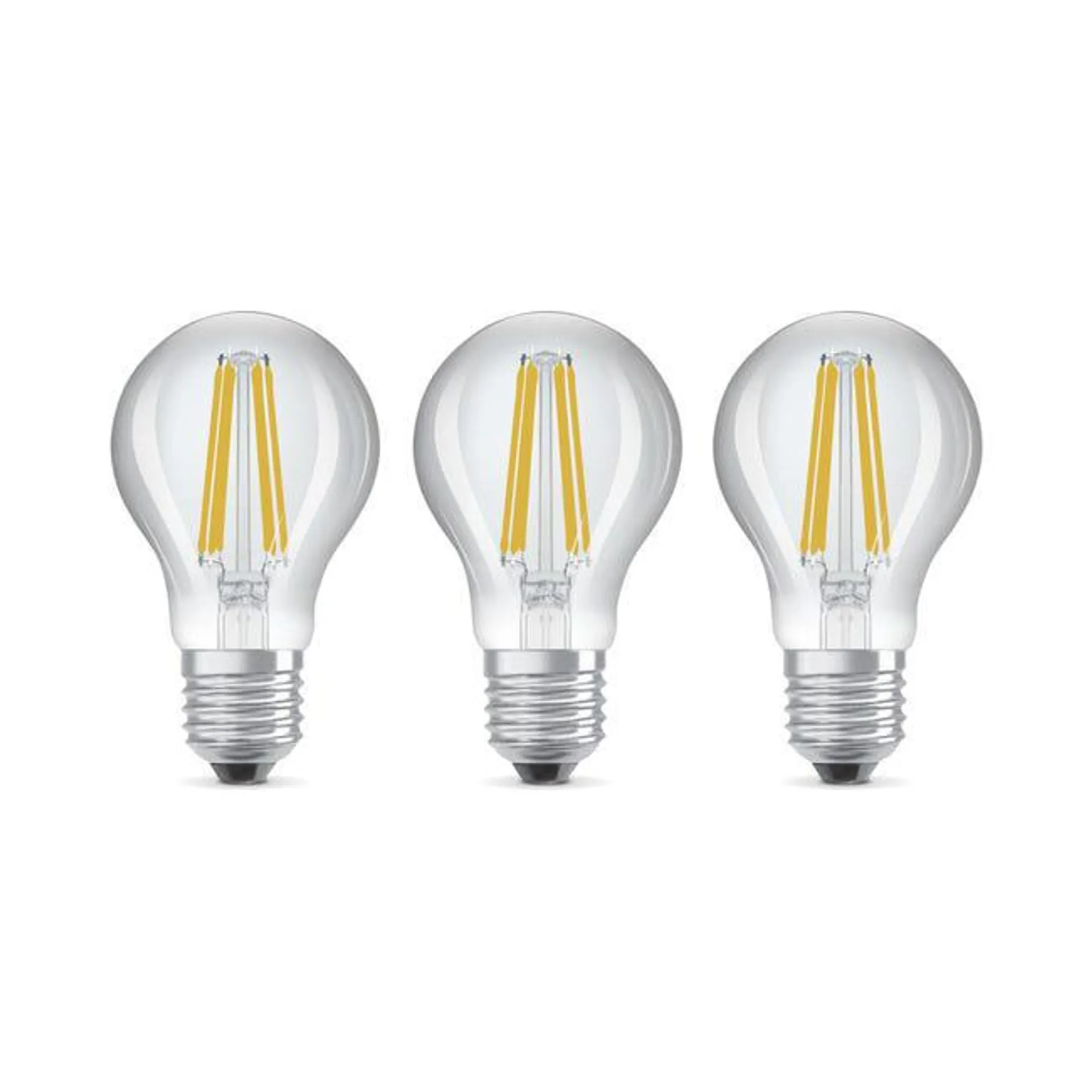 Set da 3 lampadine LED filamento, goccia, smerigliato, 7.2W=1521LM (equiv 100 W), 330° , LEXMAN Vedi i dettagli del prodotto