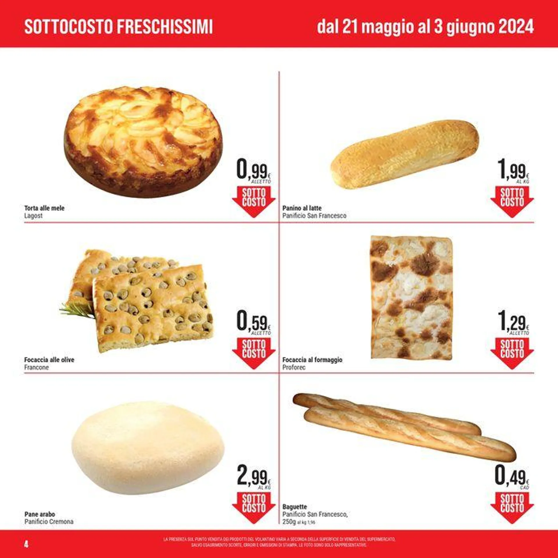 Sottocosto Freschissimi da 21 maggio a 3 giugno di 2024 - Pagina del volantino 4