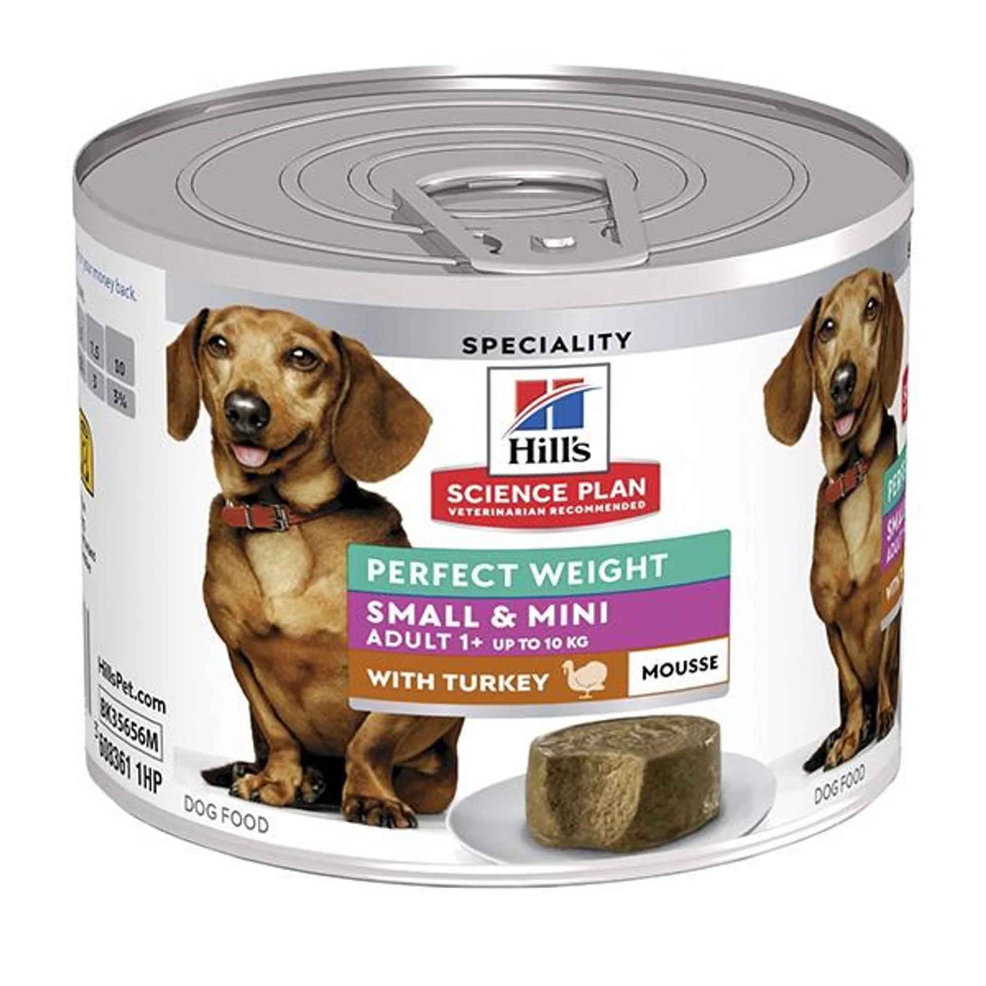 Hill's Pet Nutrition - Science Plan Adult Small & Mini Perfect Weight Mousse con Tacchino