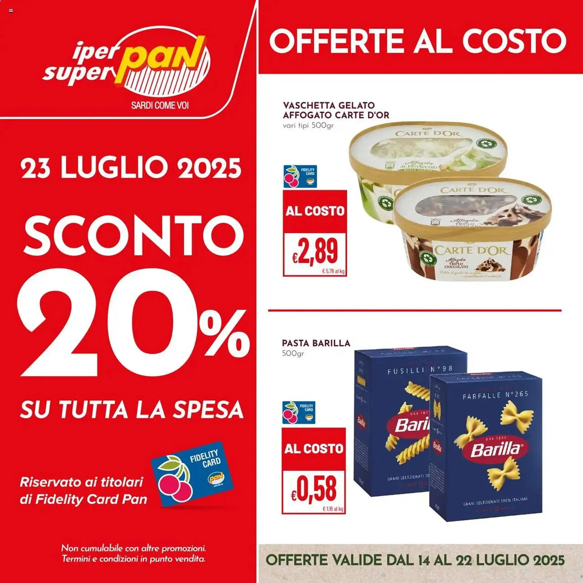 Volantino Pan da 14 luglio a 23 luglio di 2025 - Pagina del volantino 1