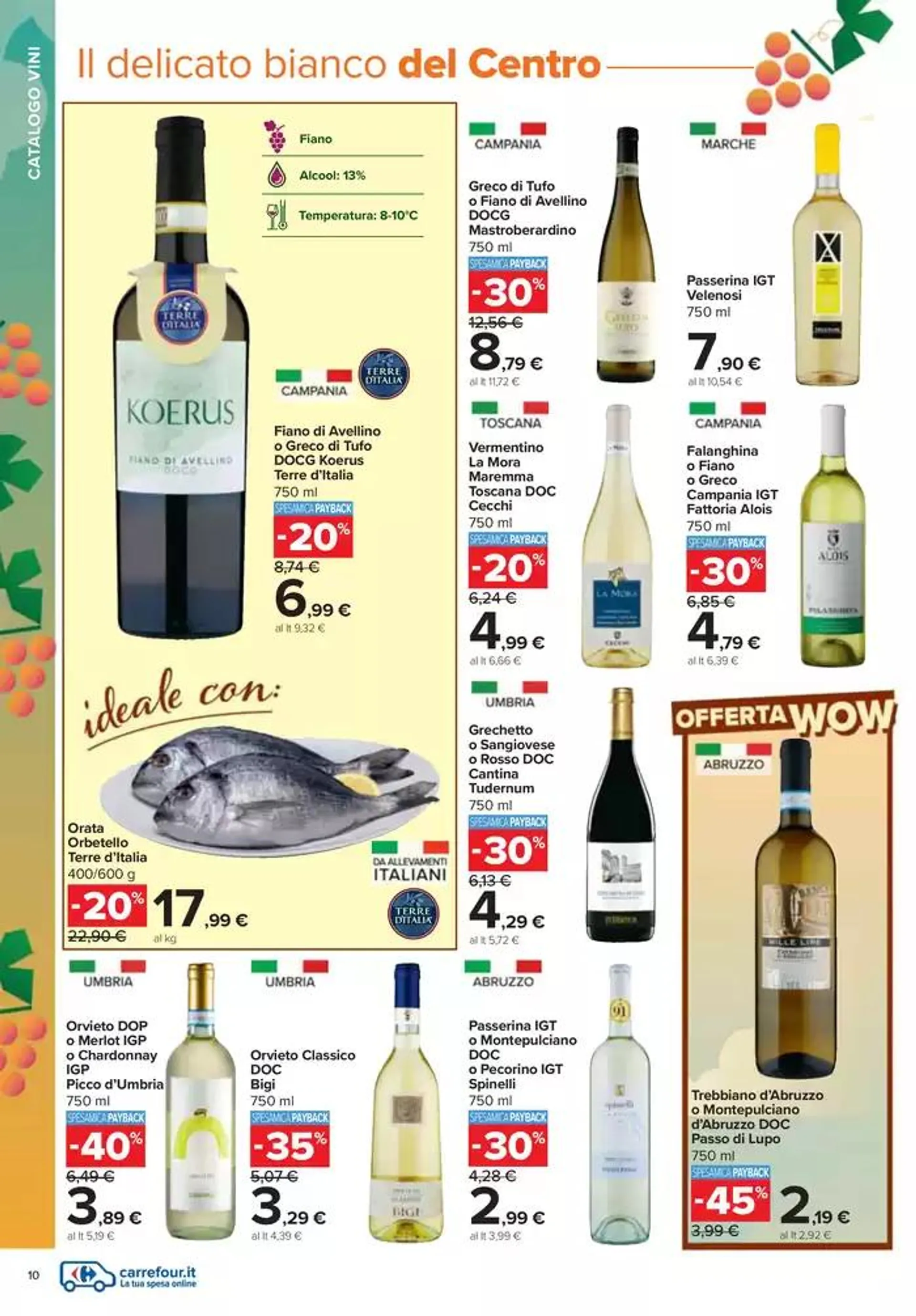 Catalogo vini  da 7 ottobre a 10 novembre di 2024 - Pagina del volantino 10