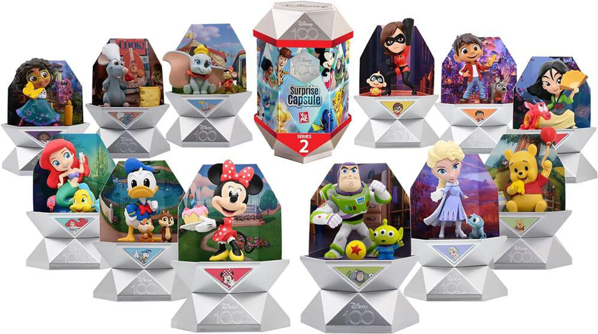 Disney 100 - Surprise capsules - Series 2 | Action Figure da collezione | Disney