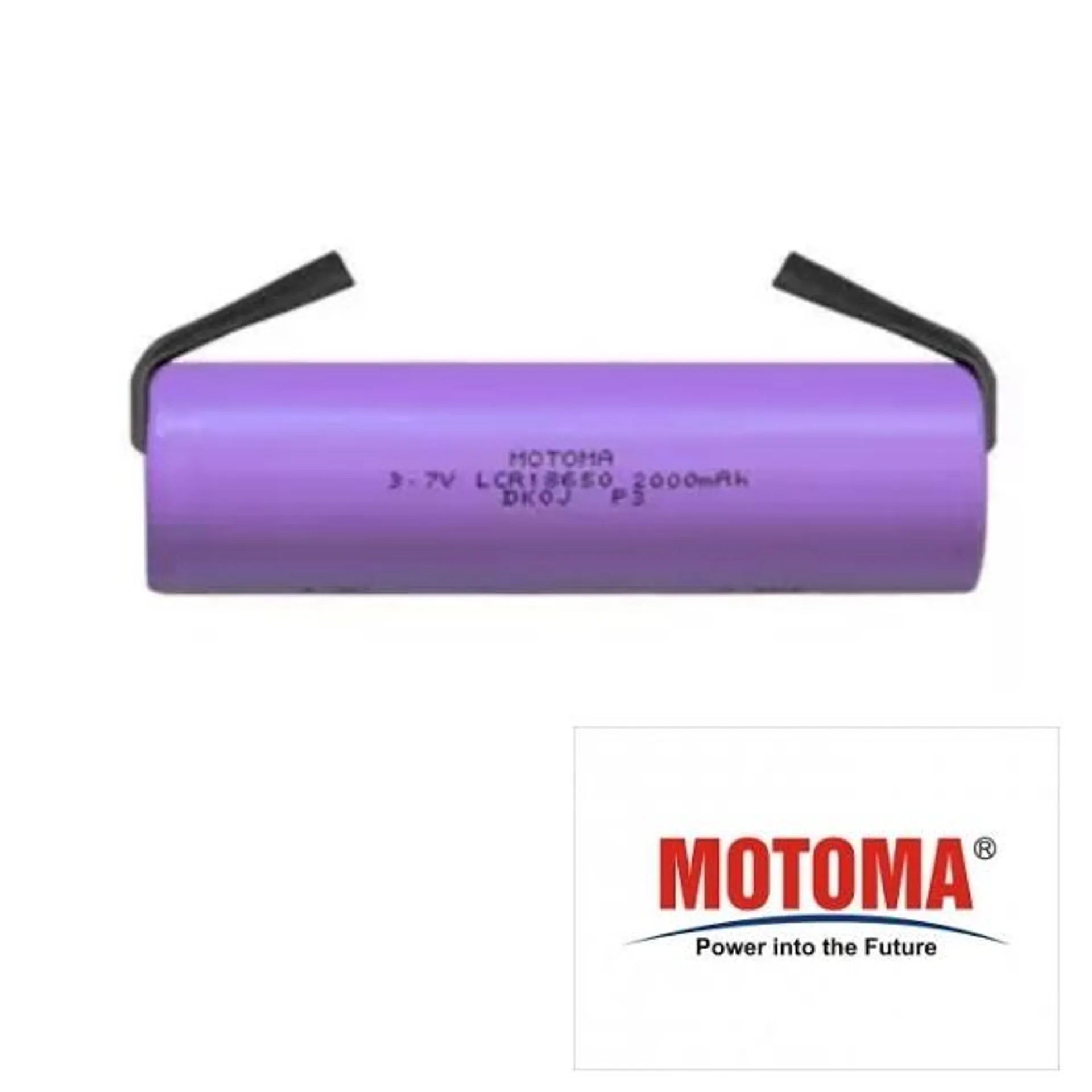 Batteria Li-ion 18650 3,7V 2000mAh Terminali a Saldare – MOTOMA