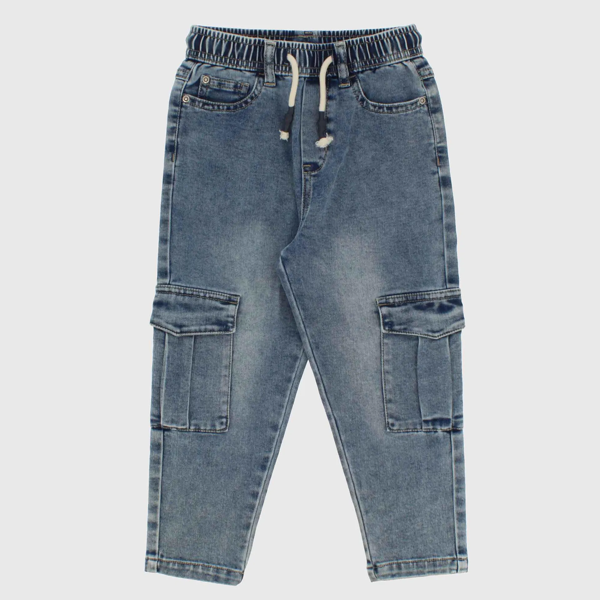 Pantalone in jeans da Bambino, BLU