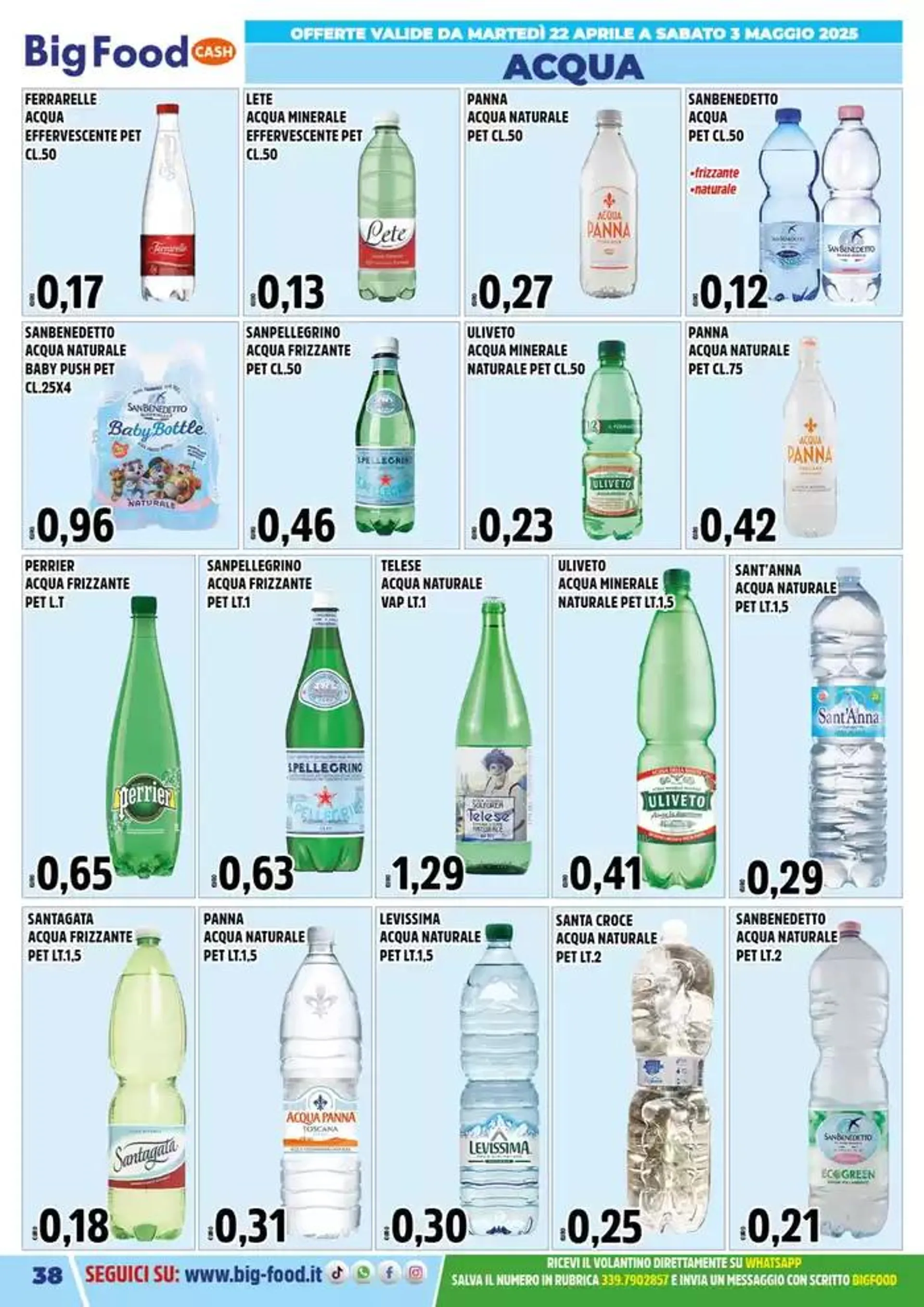 Mega Offerte  da 22 aprile a 3 maggio di 2025 - Pagina del volantino 38
