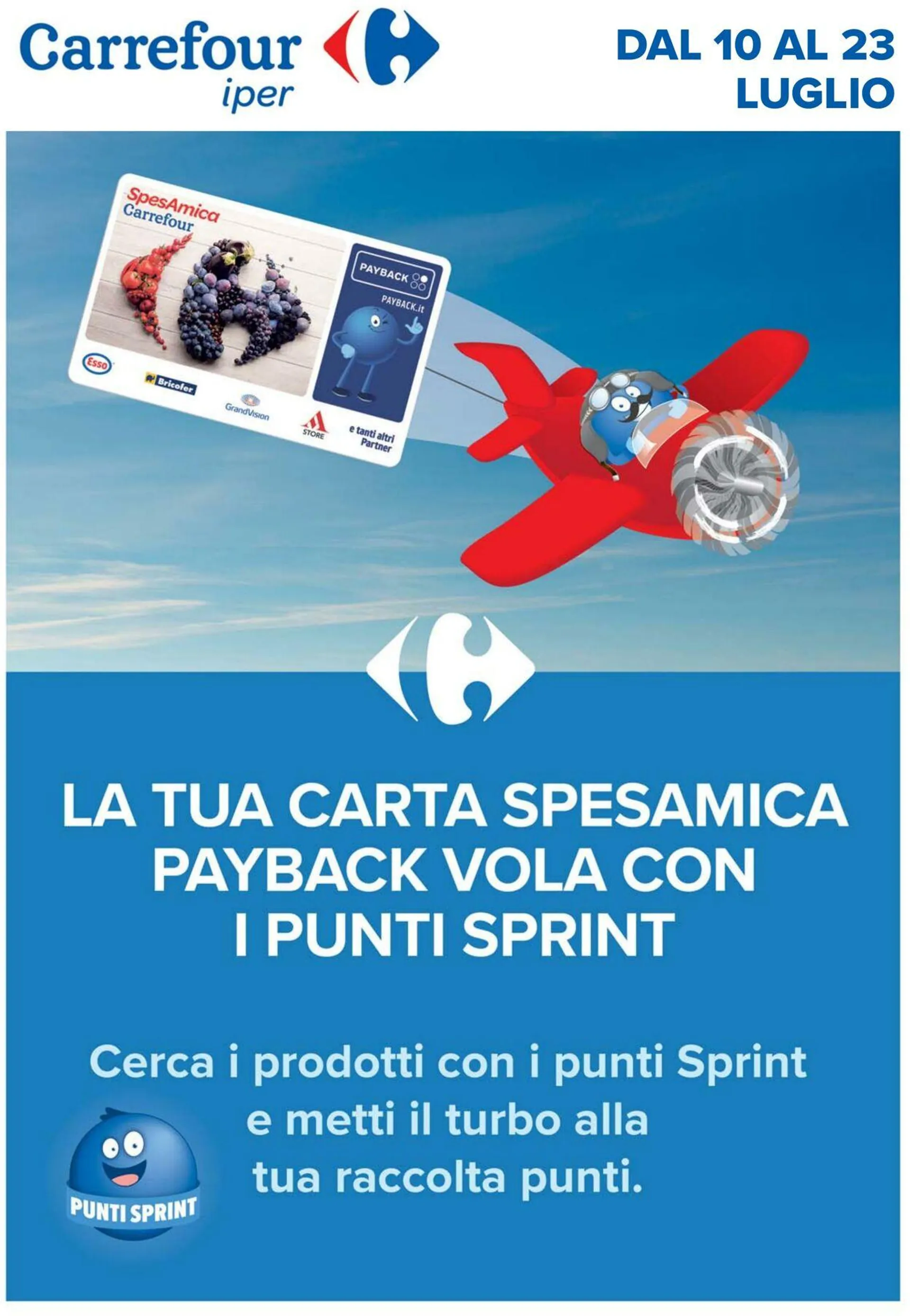 Carrefour Volantino attuale da 10 luglio a 23 luglio di 2025 - Pagina del volantino 1