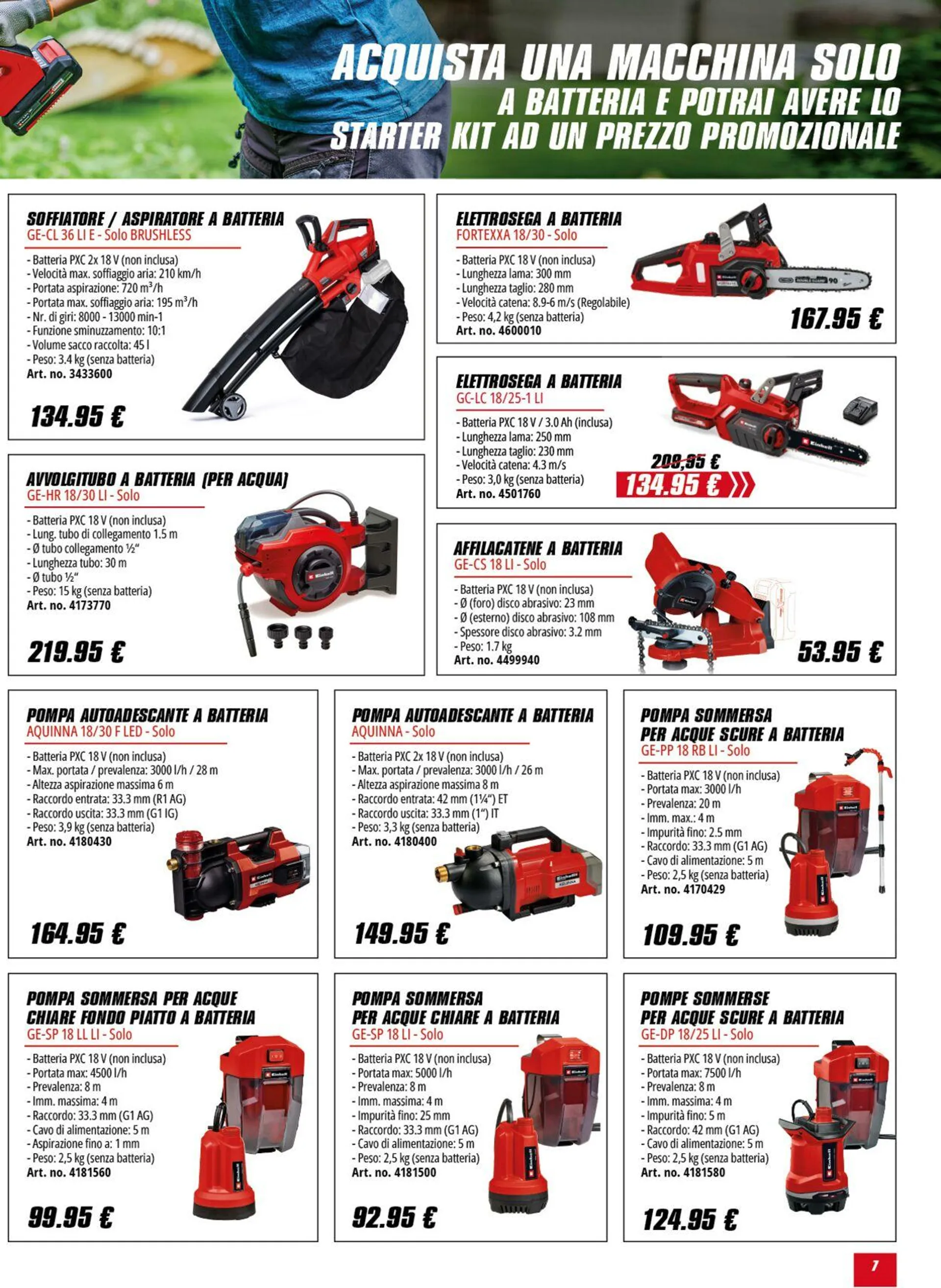 Einhell da 8 maggio a 8 giugno di 2025 - Pagina del volantino 7