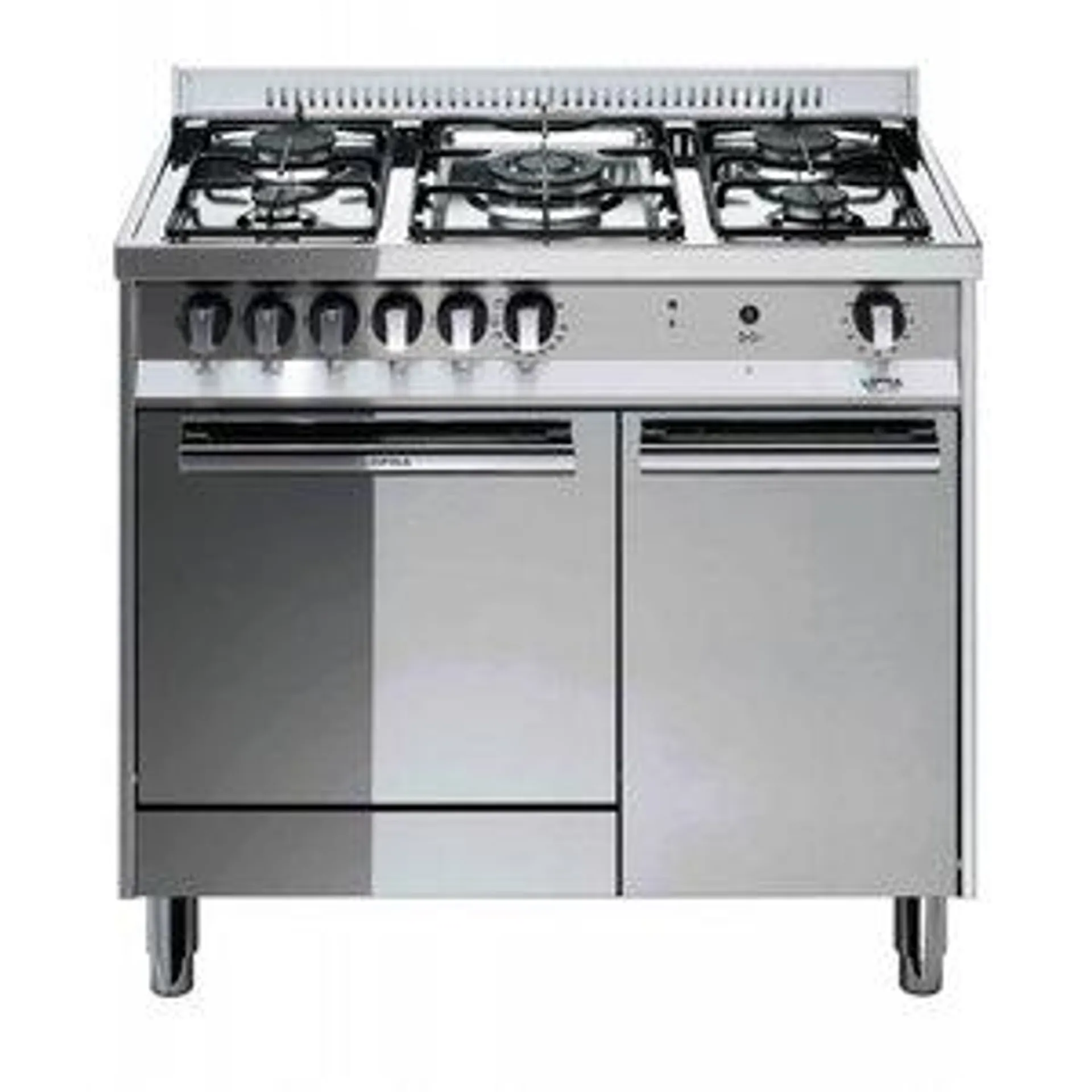 CUCINA 80X50 4FUOCHI + 1TRIPLA COLONA ELE A INOX