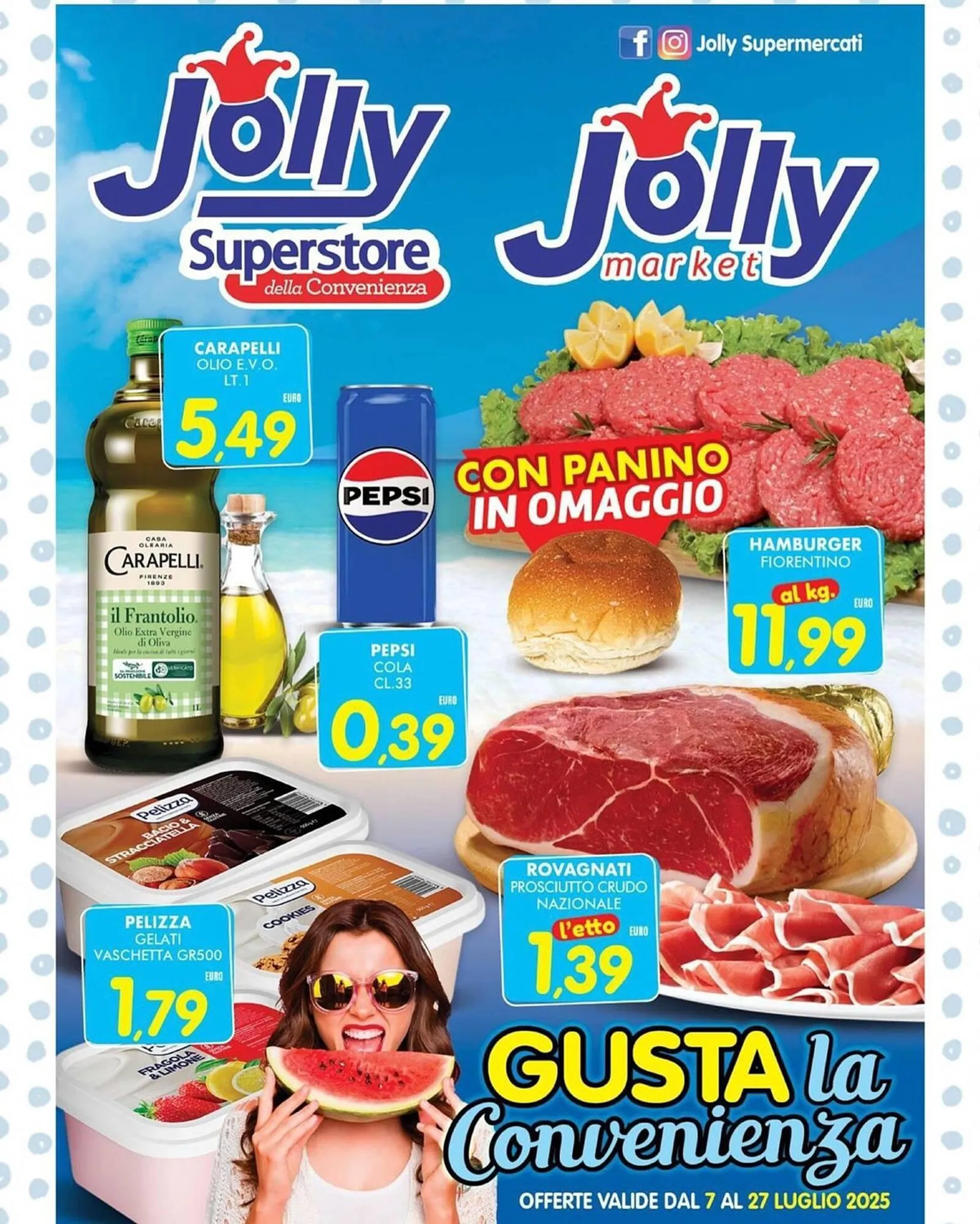 Volantino Jolly Market da 7 luglio a 27 luglio di 2025 - Pagina del volantino 1