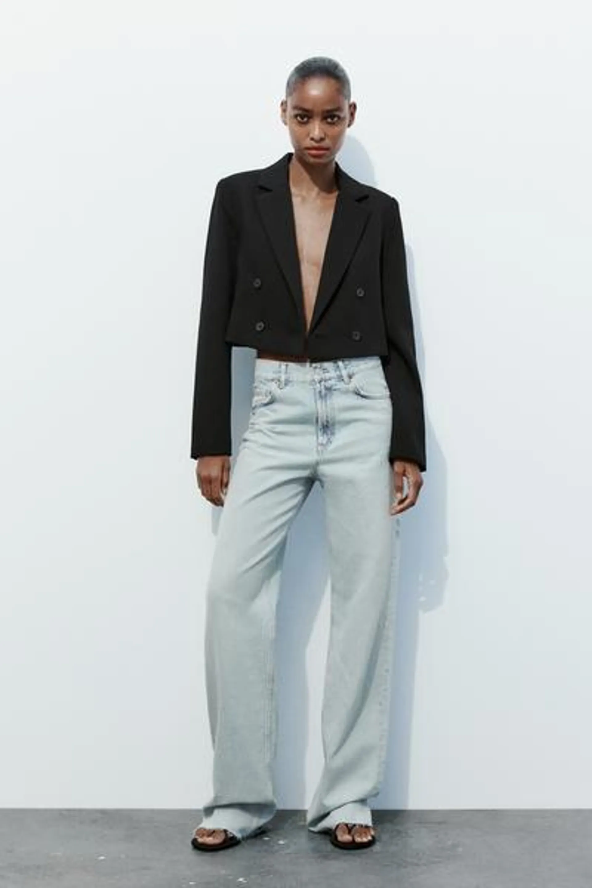 BLAZER CROPPED A DOPPIOPETTO