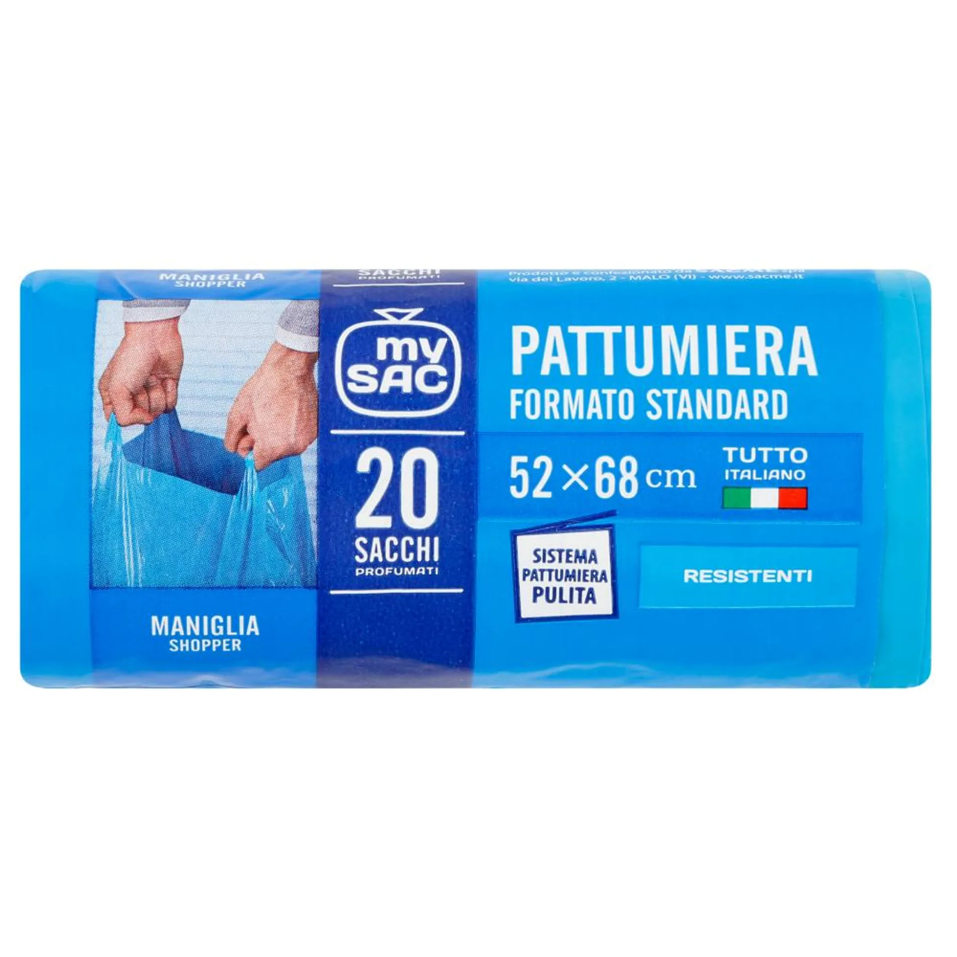 my Sac Pattumiera Formato Standard 52x68cm Sacchi Profumati 20 pz