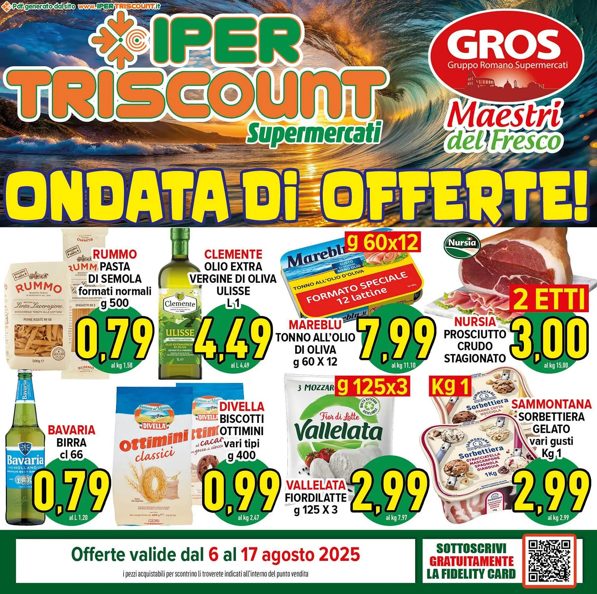 Volantino Iper Triscount da 6 agosto a 17 agosto di 2025 - Pagina del volantino 1