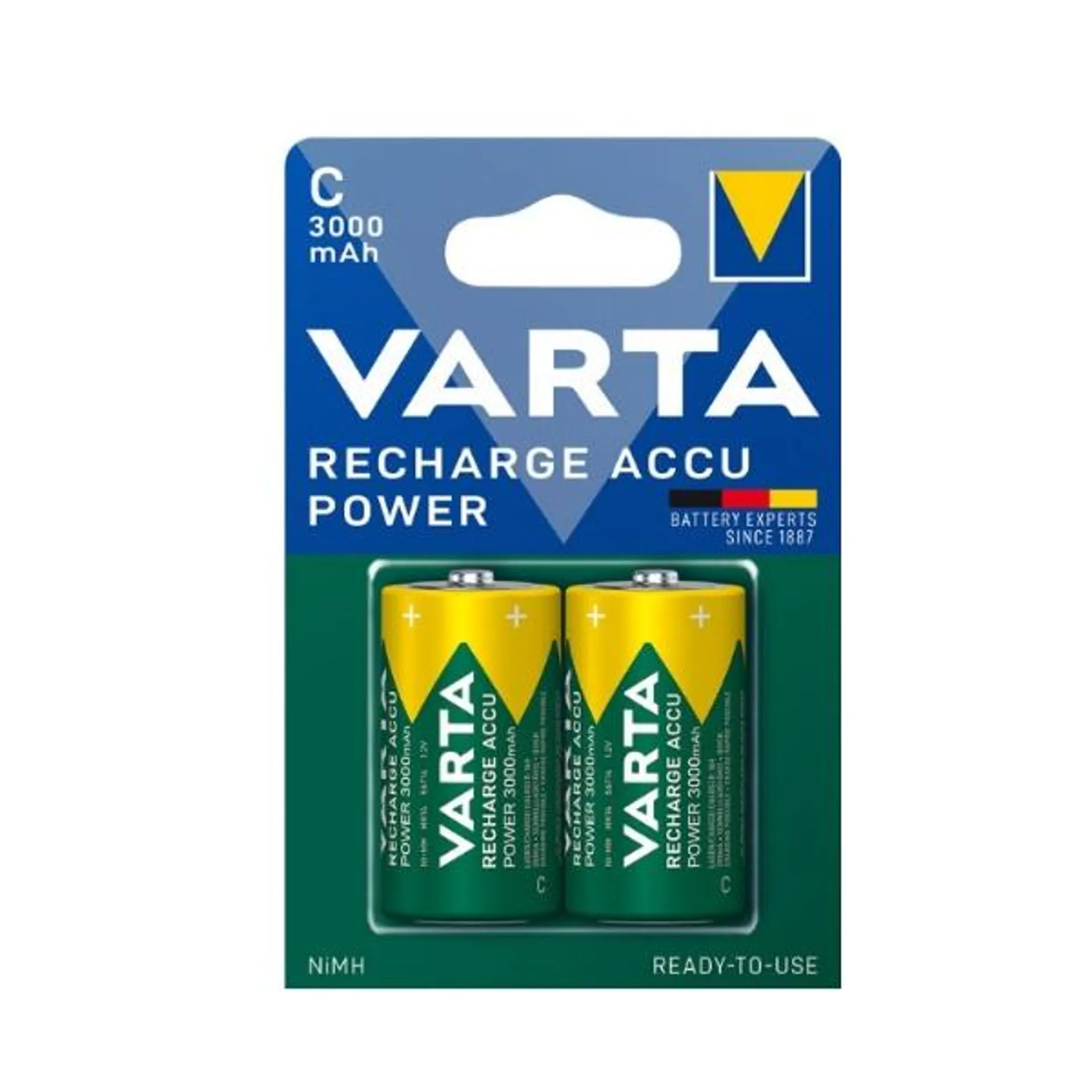 Batteria VARTA C Ready To Use – 2 Pz