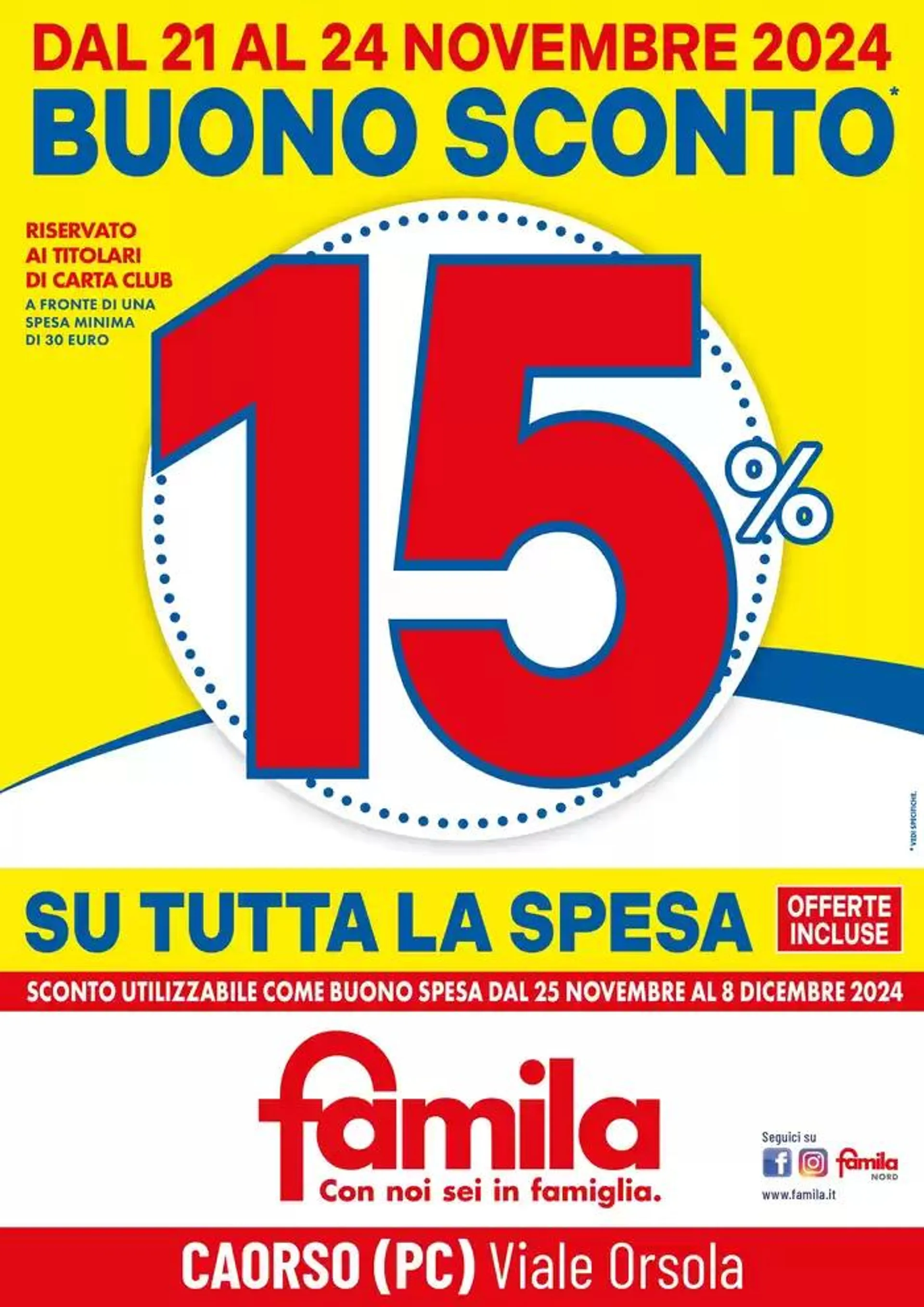 Buono sconto 15%  - 1