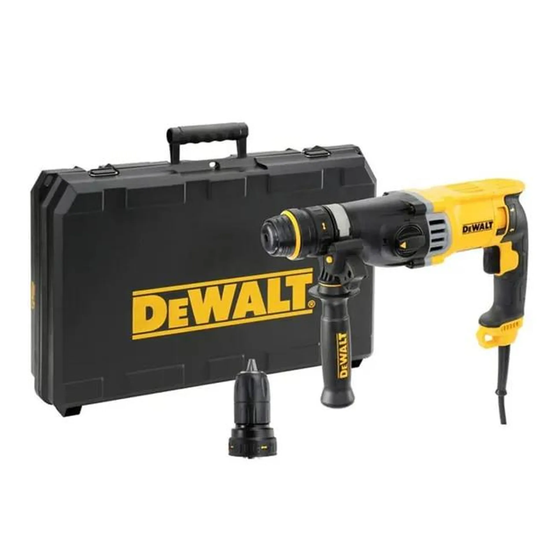 Dewalt D25144k-qs Tassellatore Sds-plus, 3 Modalità, Doppio Mandrino Attacco Rapido, 900w