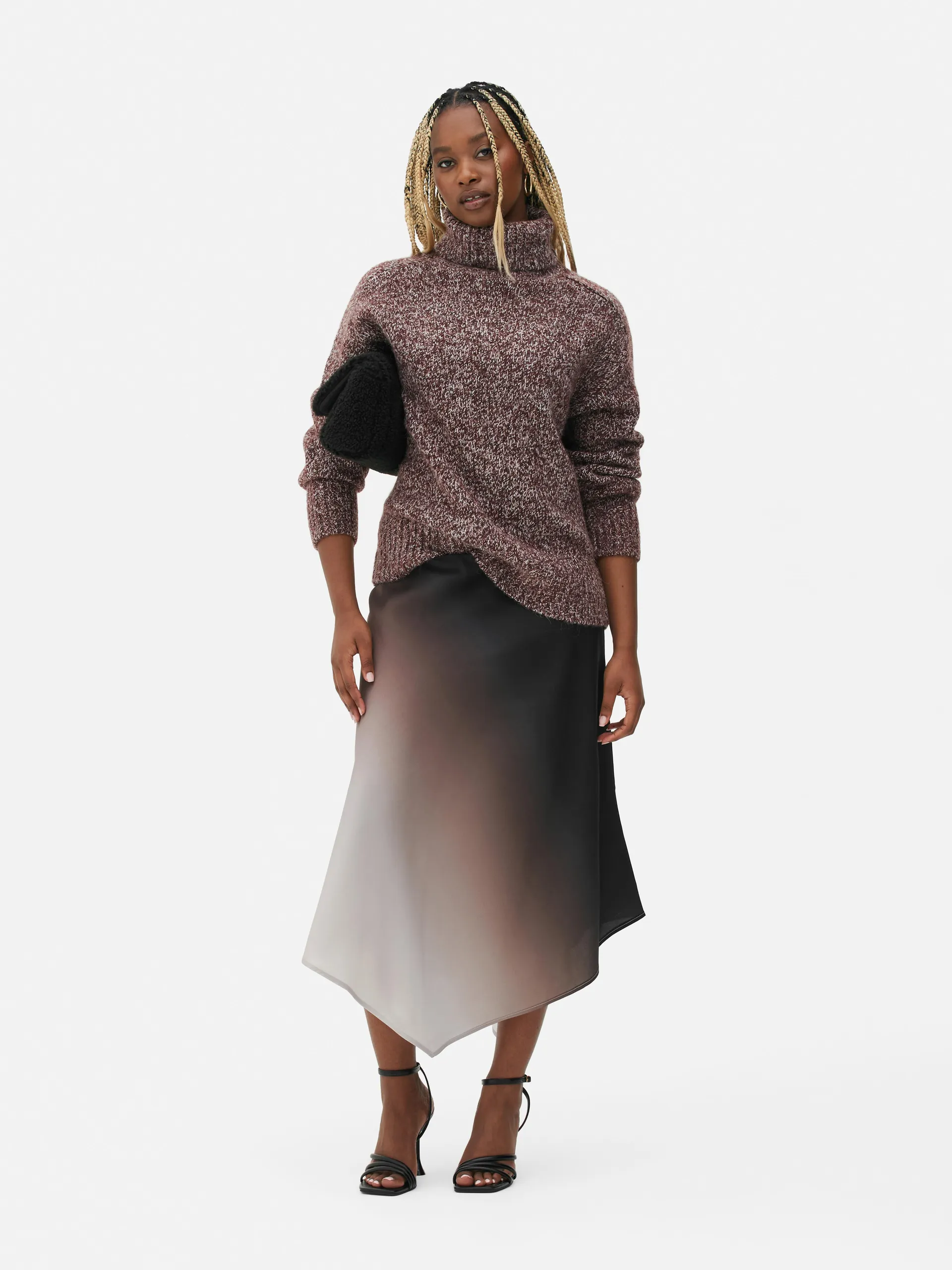 Midirock im Ombré-Look