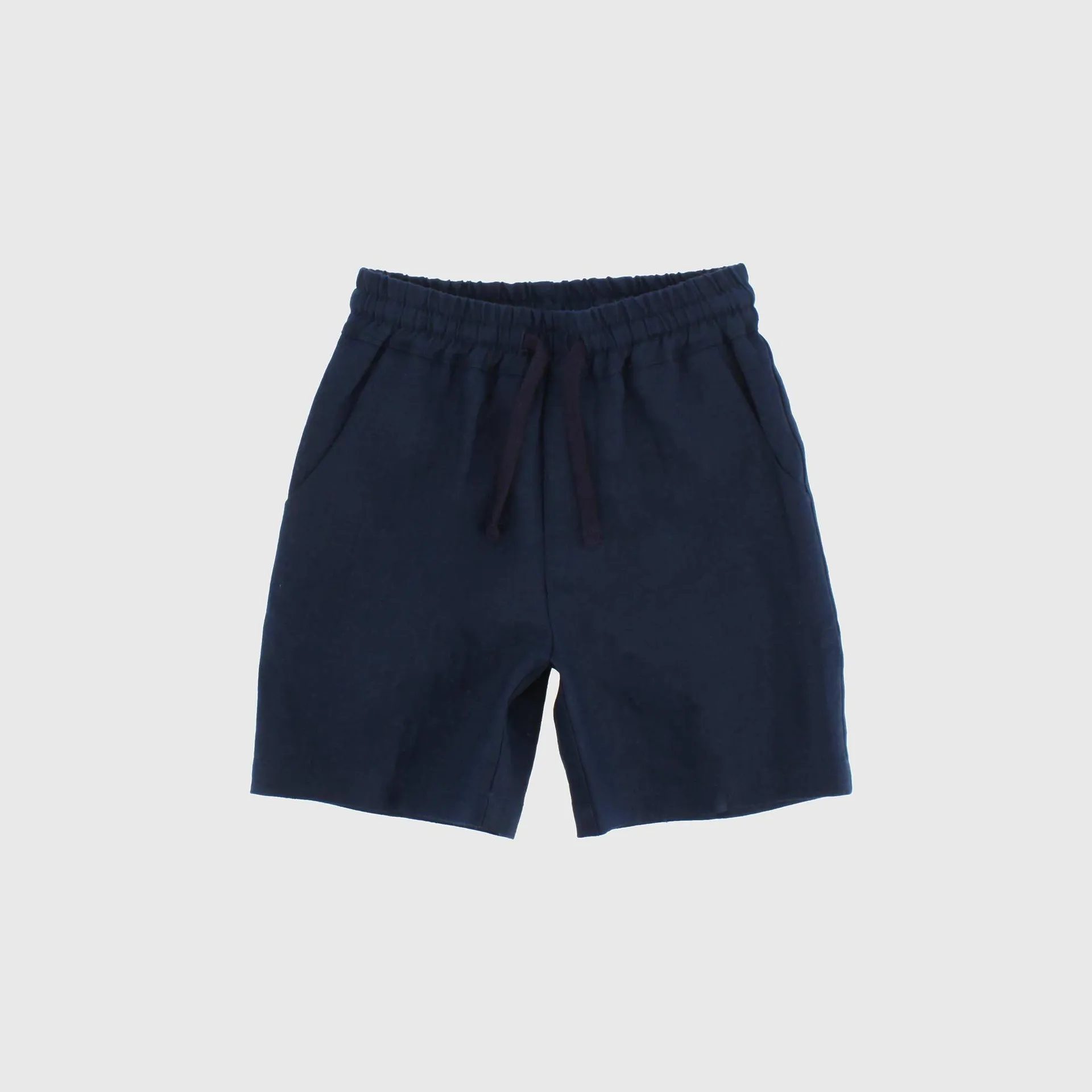 Bermuda in lino da Bambino, BLU