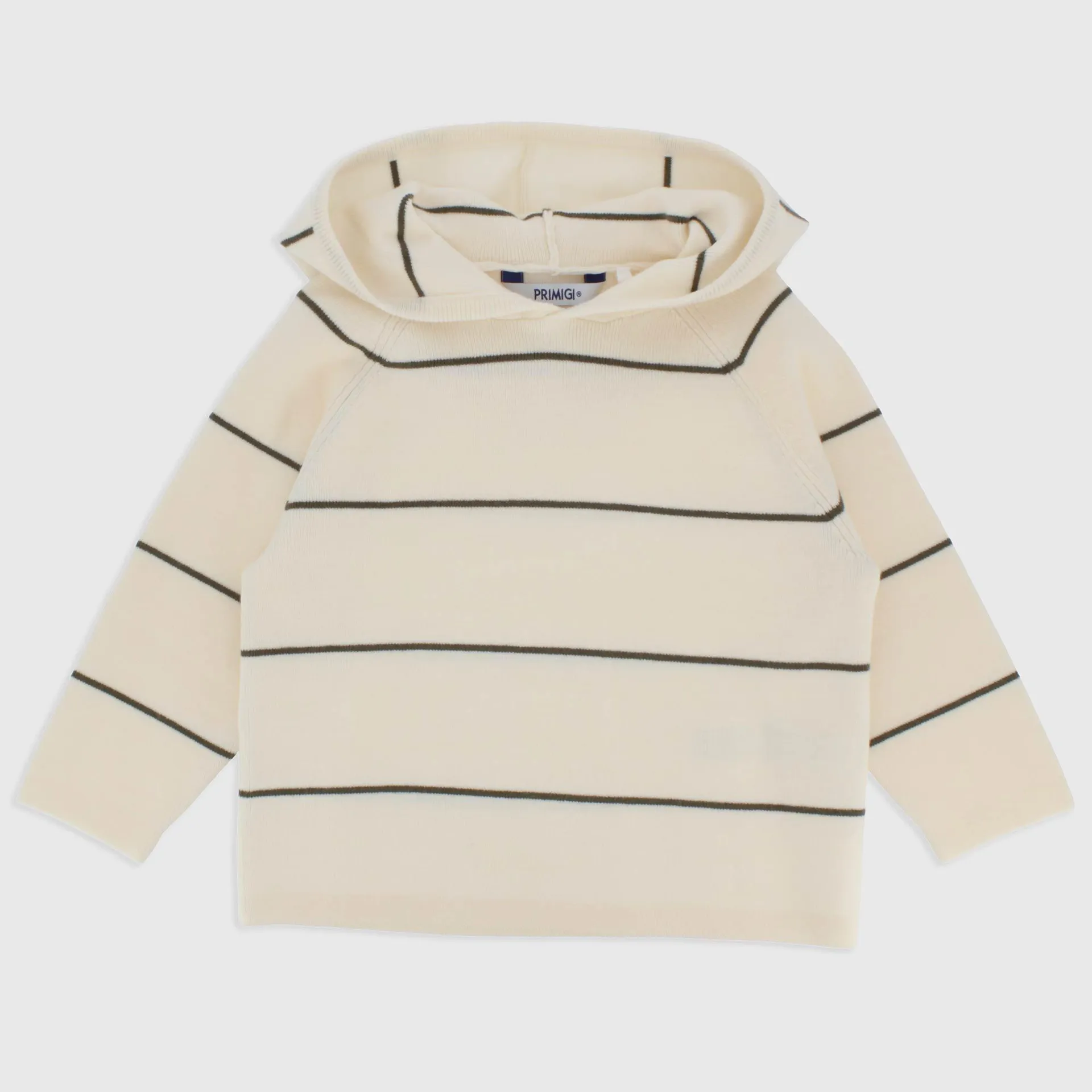 Pullover in maglia con cappuccio da Bambino, BIANCO