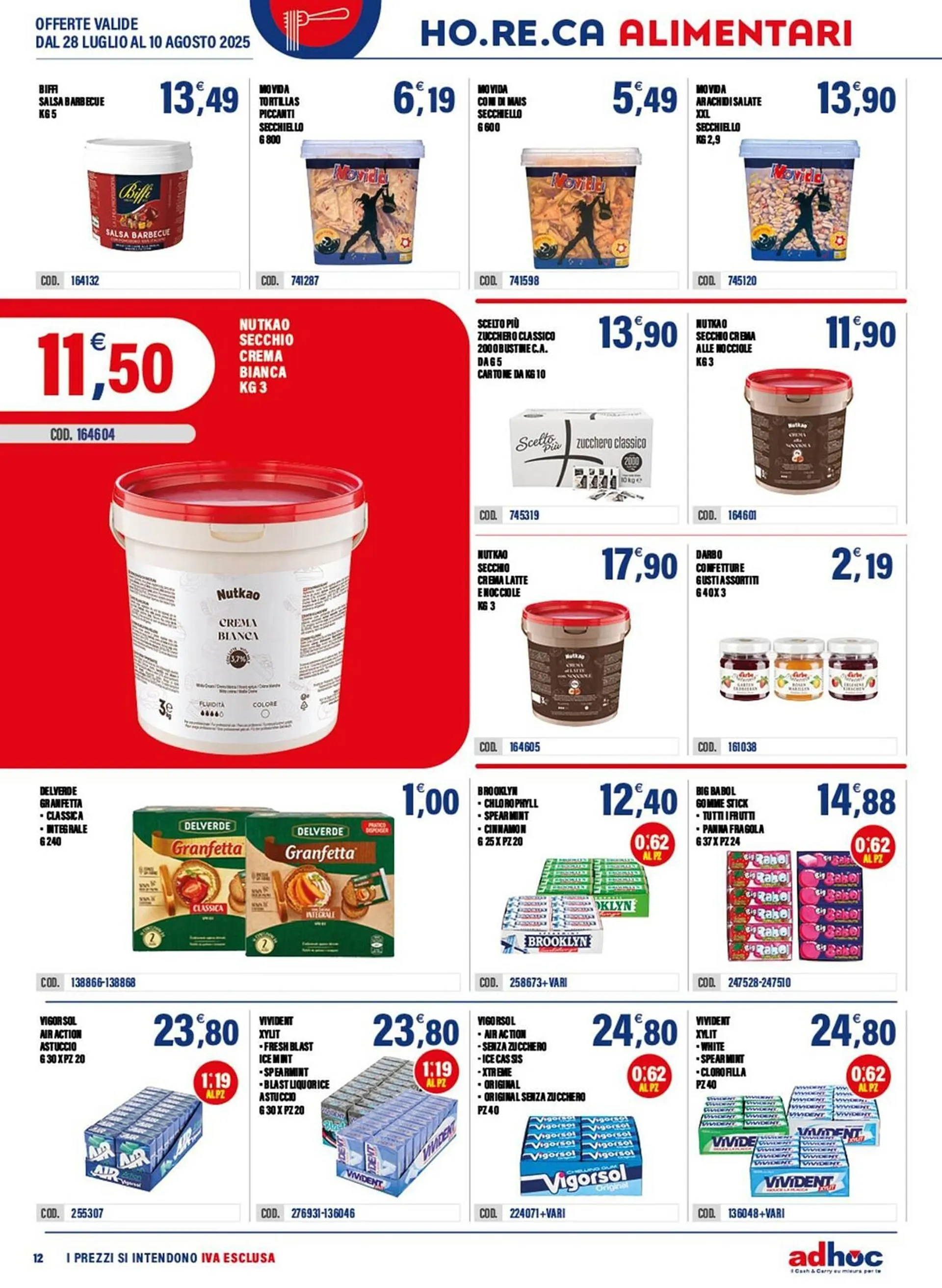 Volantino Adhoc da 28 luglio a 10 agosto di 2025 - Pagina del volantino 12