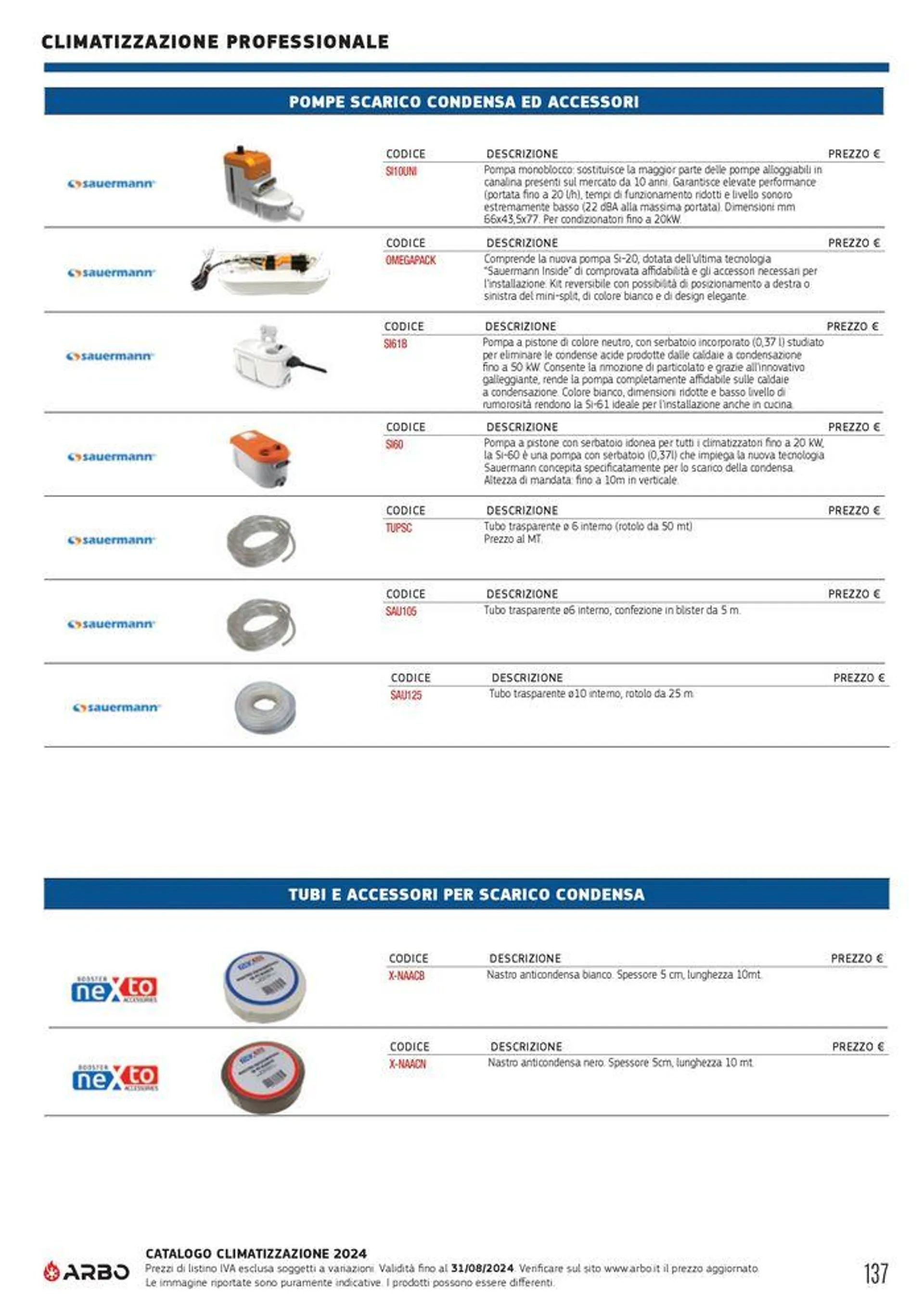 Catalogo climatizzazione 2024 - 137