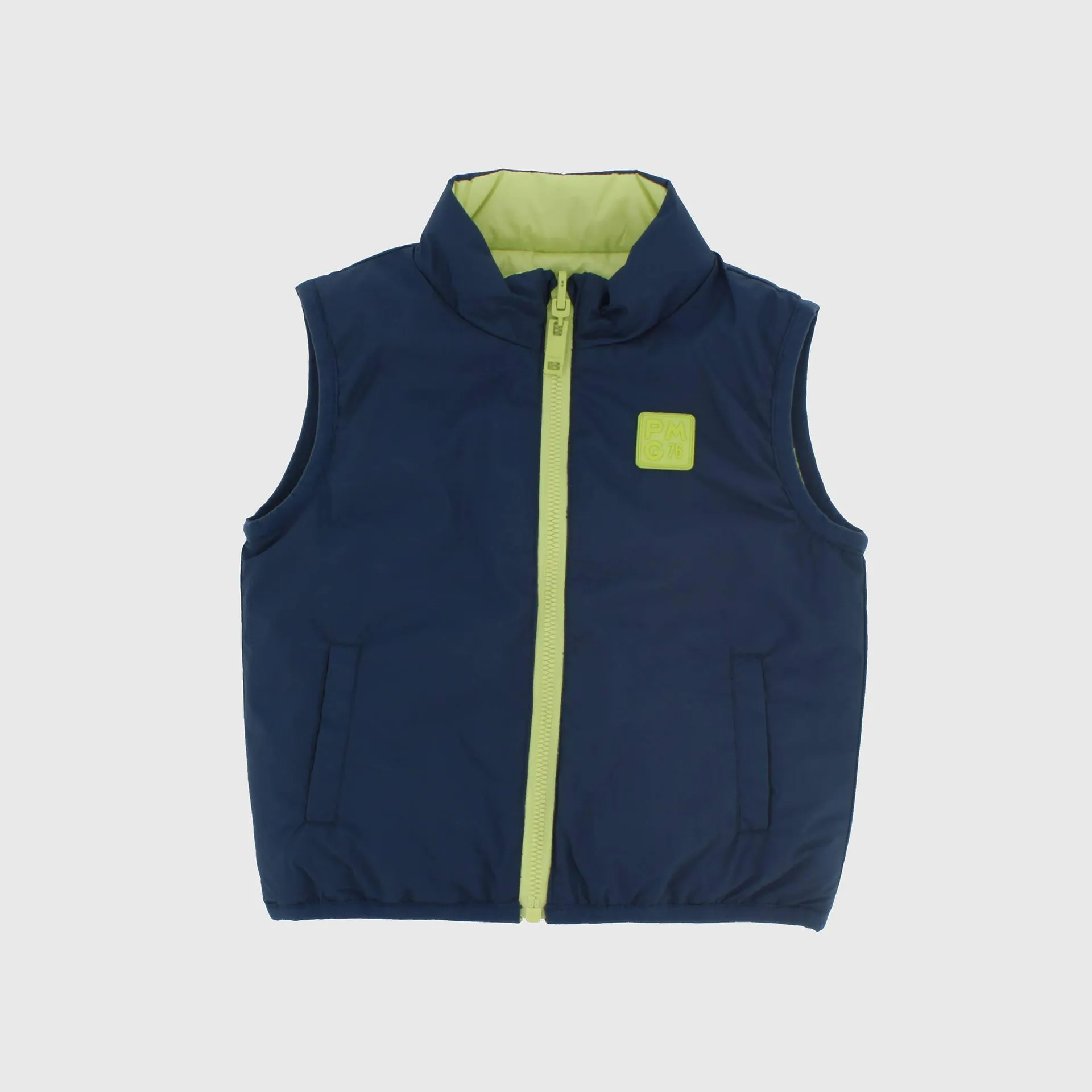 Gilet reversibile in nylon da Bambino, BLU