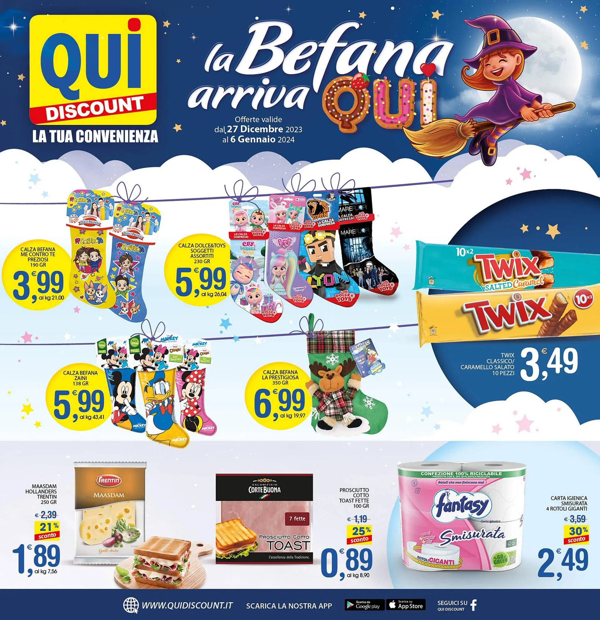 Volantino Qui Discount da 27 dicembre a 6 gennaio di 2024 - Pagina del volantino 