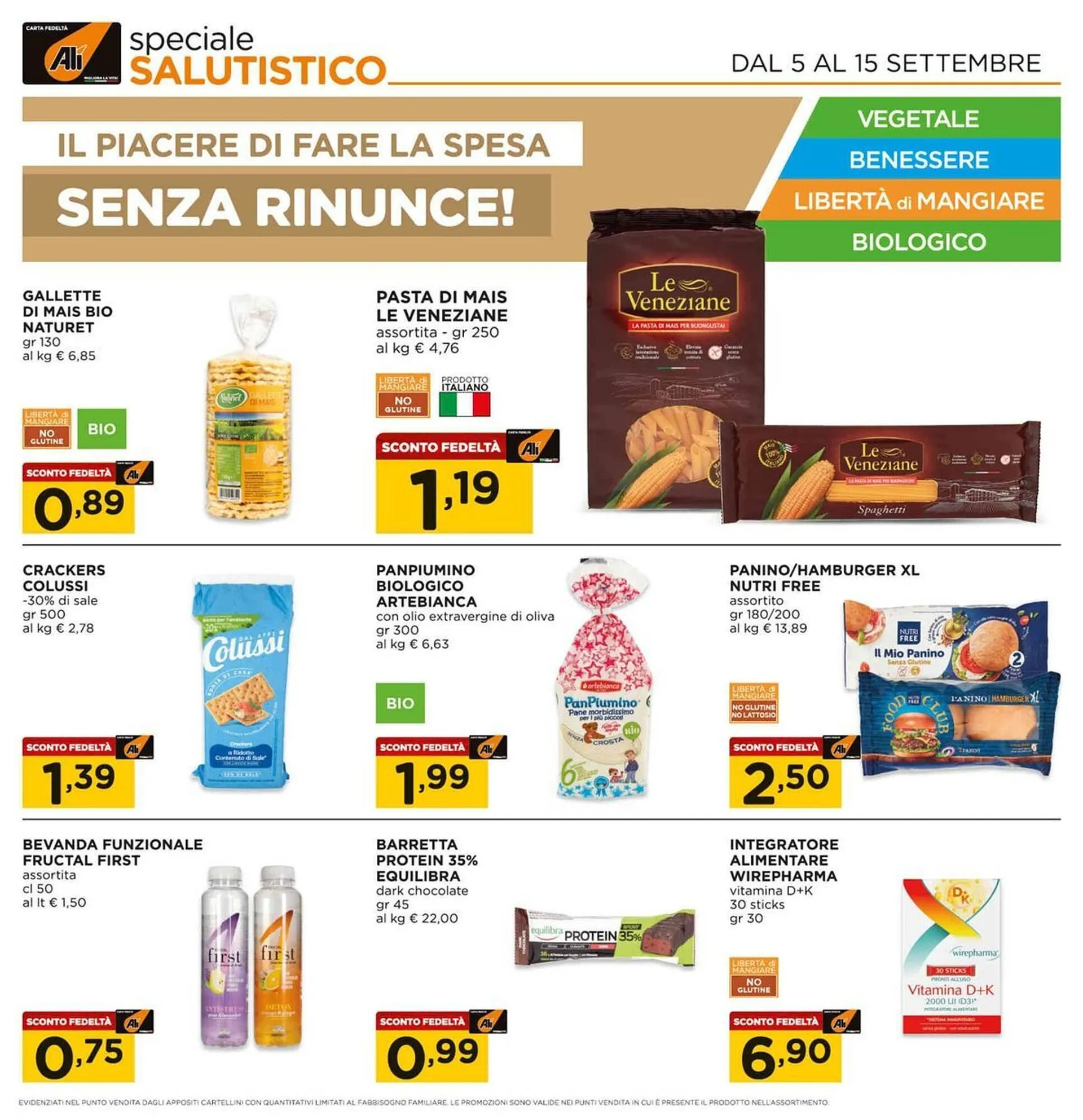 Volantino Alì Supermercati da 5 settembre a 14 settembre di 2024 - Pagina del volantino 15