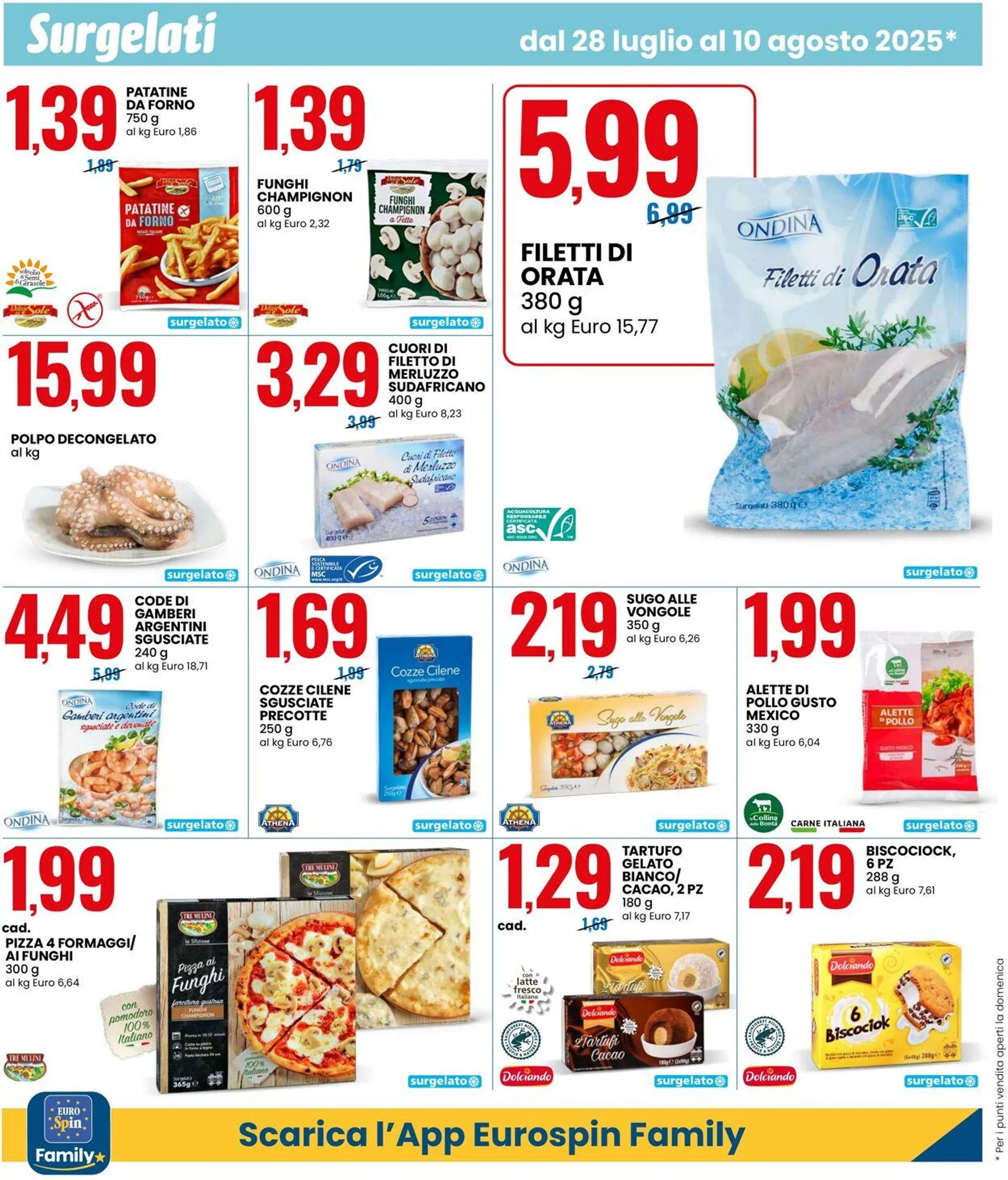 EURO Spin Volantino attuale da 28 luglio a 10 agosto di 2025 - Pagina del volantino 8