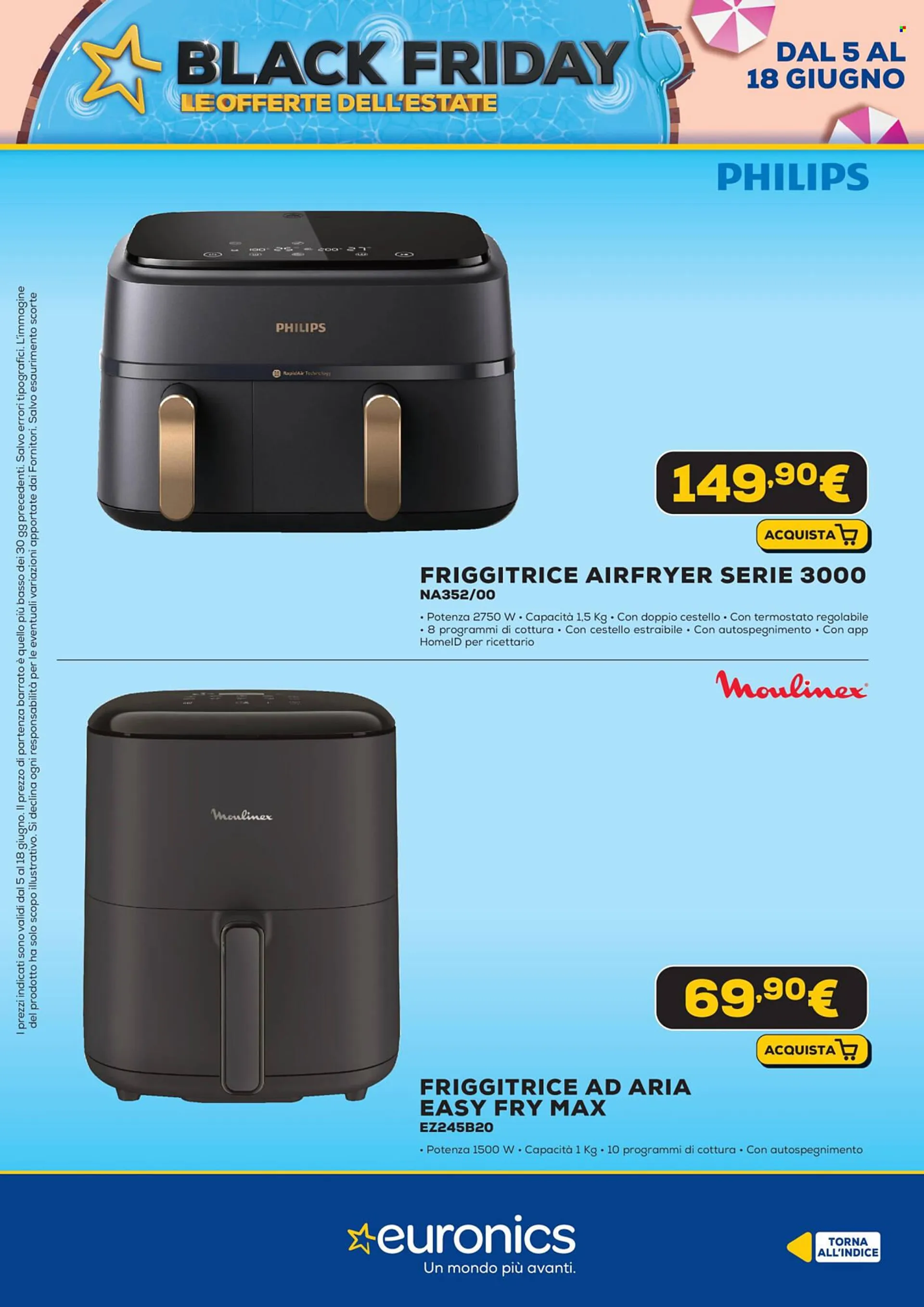 Volantino Euronics da 5 giugno a 18 giugno di 2025 - Pagina del volantino 44