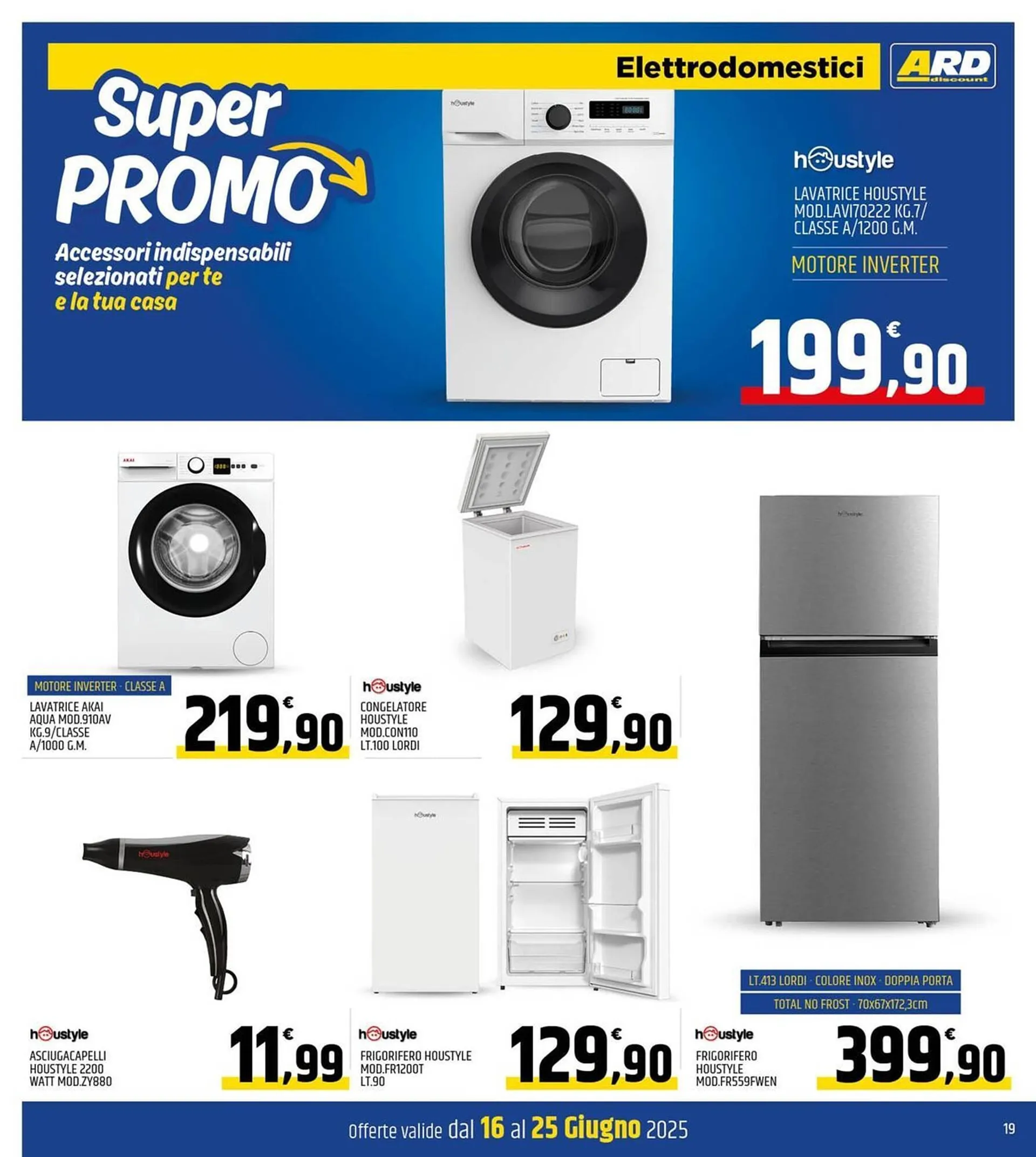 Volantino Ard Discount da 16 giugno a 25 giugno di 2025 - Pagina del volantino 19