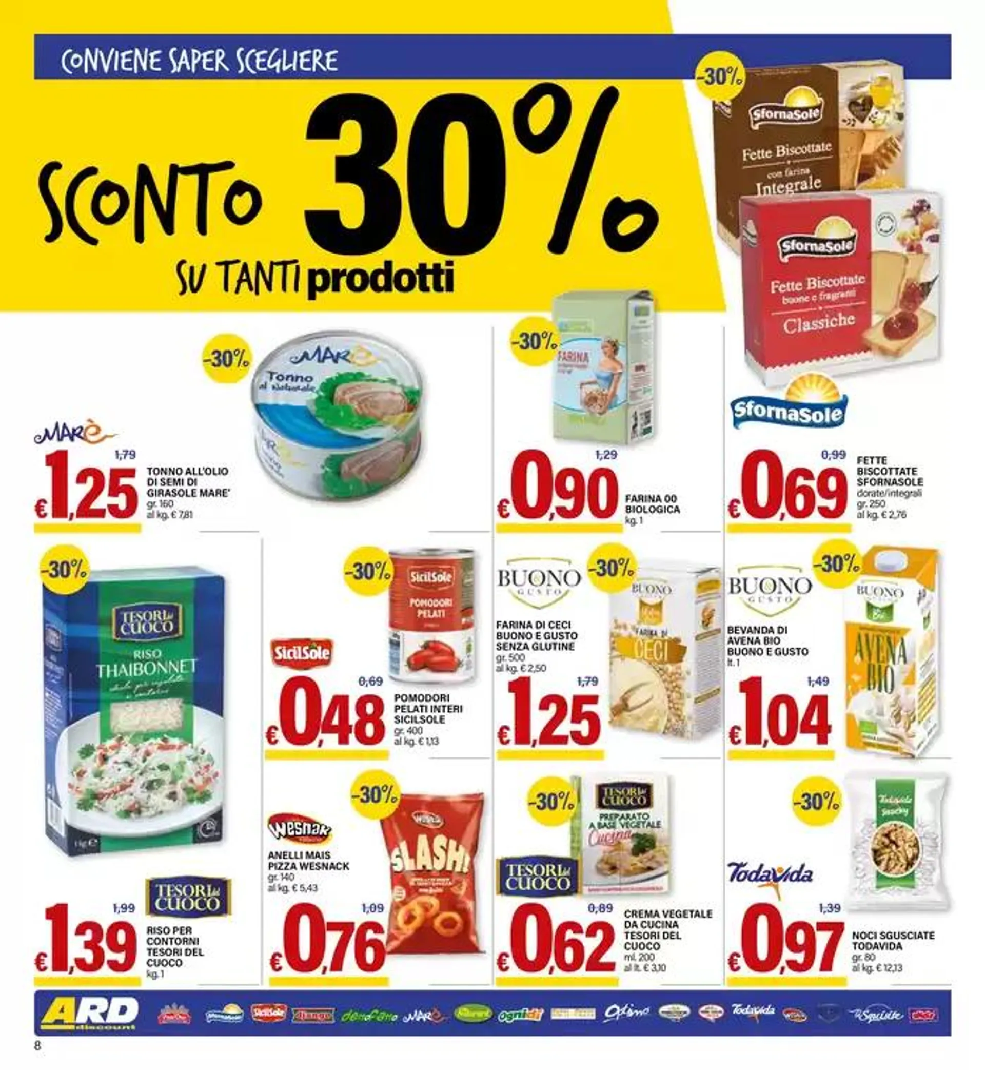 All'interno sconto 30% su tanti prodotti da 3 ottobre a 13 ottobre di 2024 - Pagina del volantino 8