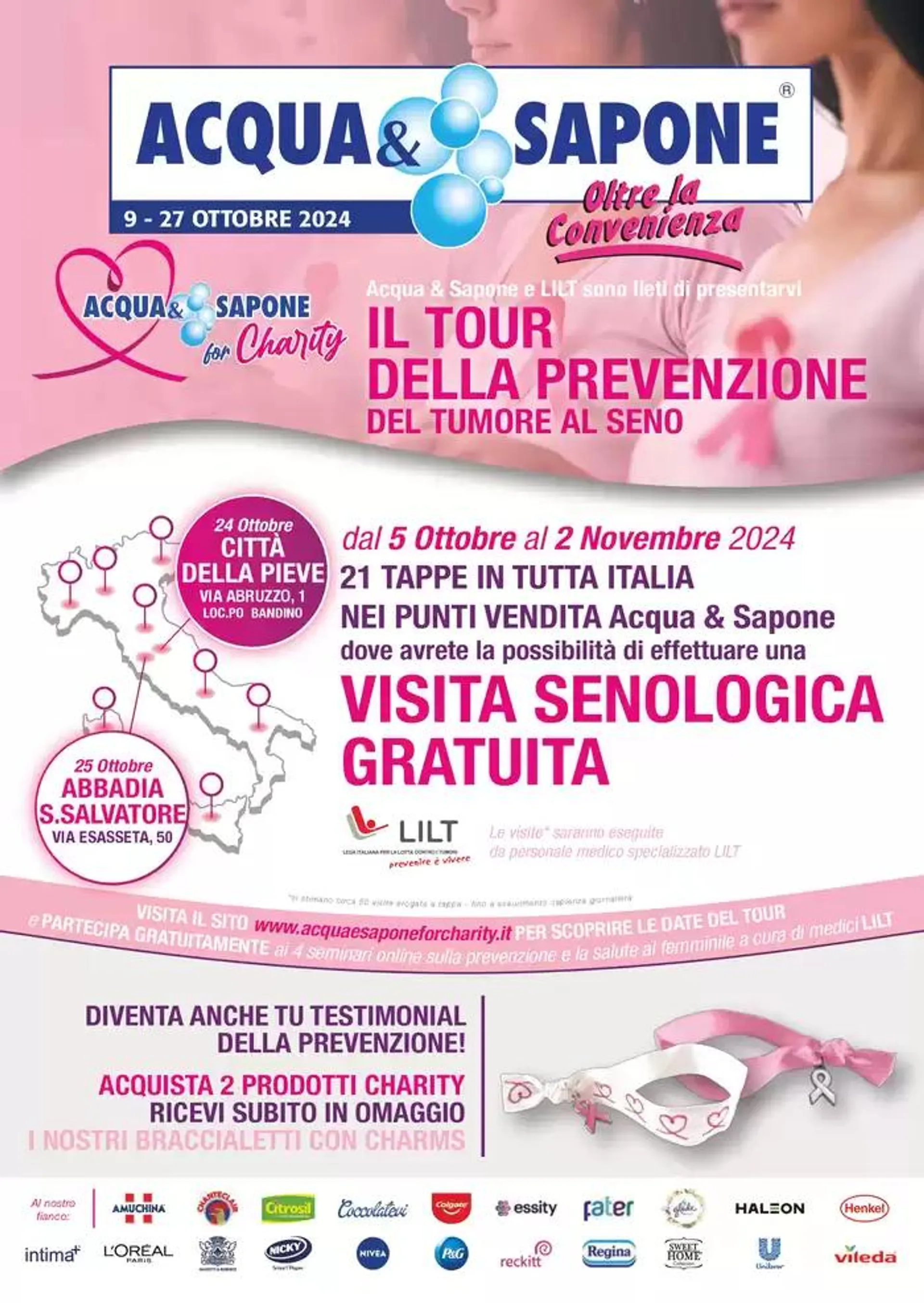 IL TOUR DELLA PREVENZIONE DEL TUMORE AL SENO - 1