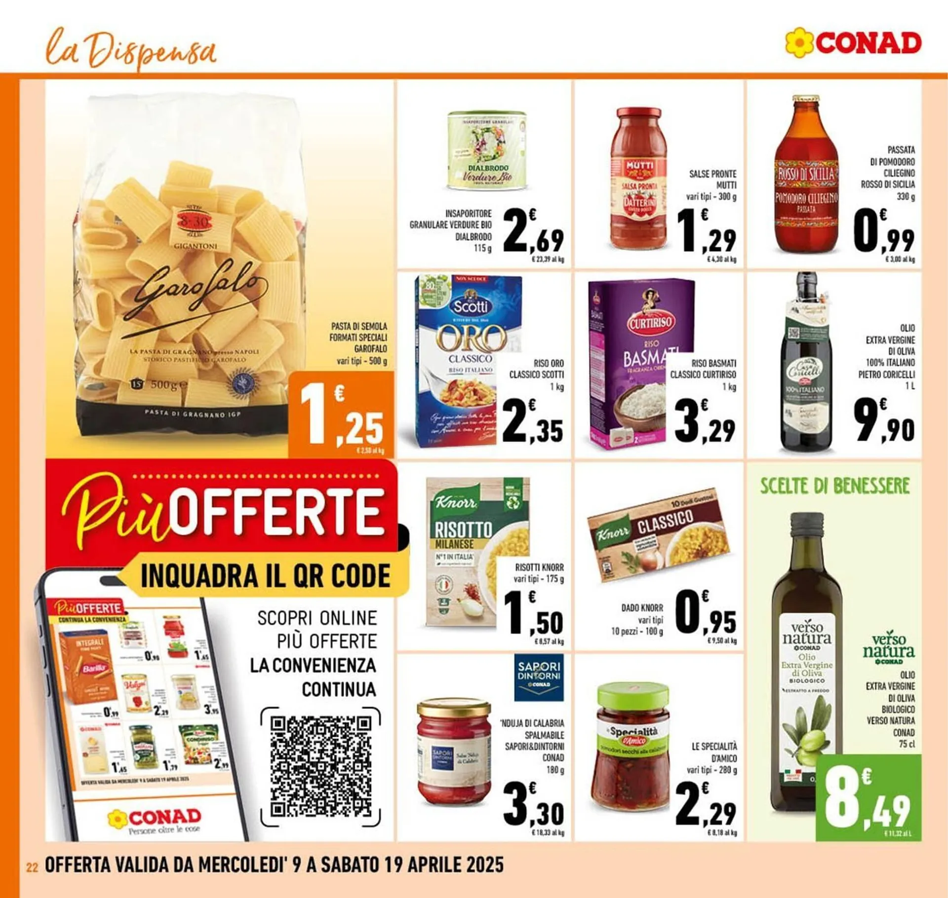 Volantino Conad da 9 aprile a 19 aprile di 2025 - Pagina del volantino 22
