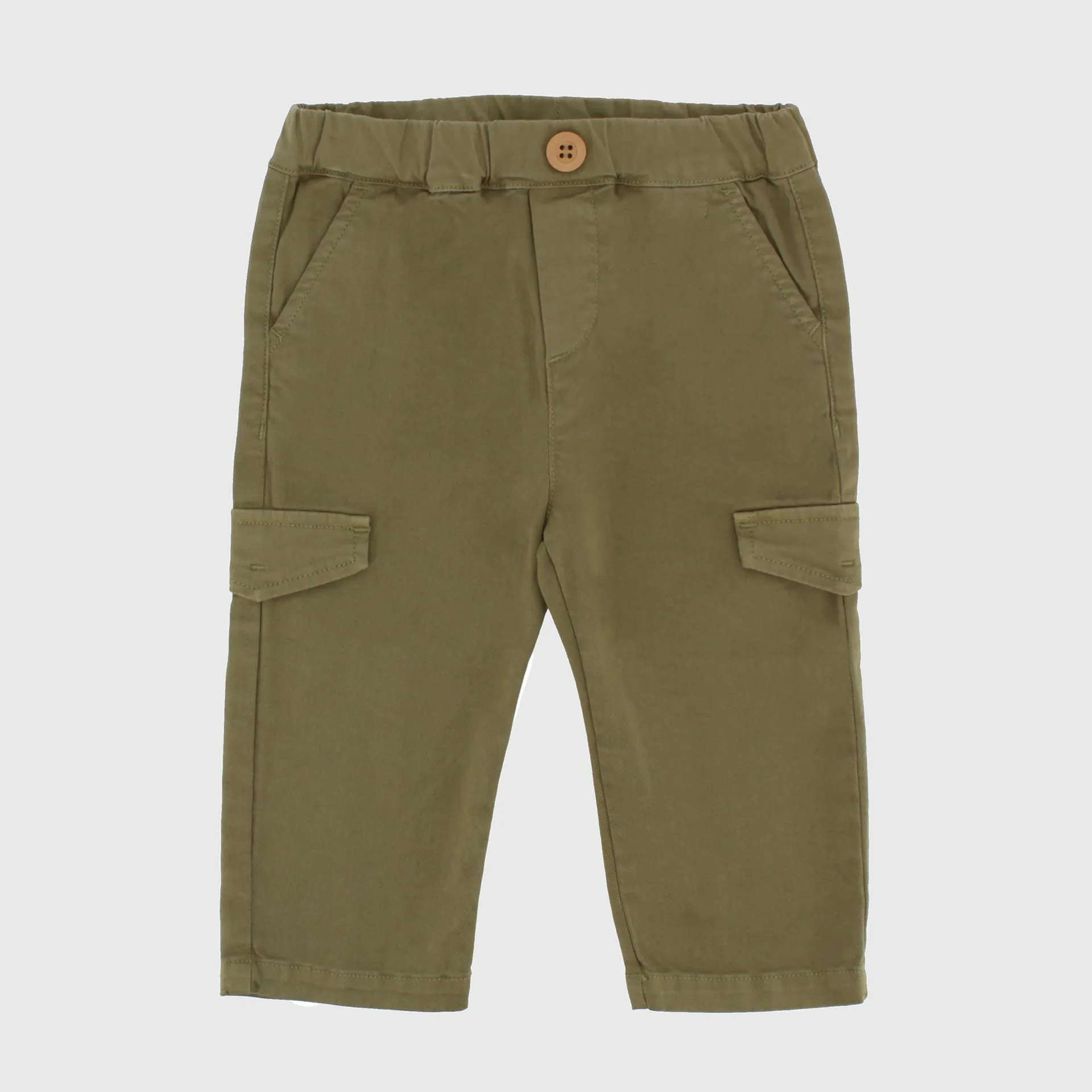 Pantalone in gabardina da Bambino, VERDE