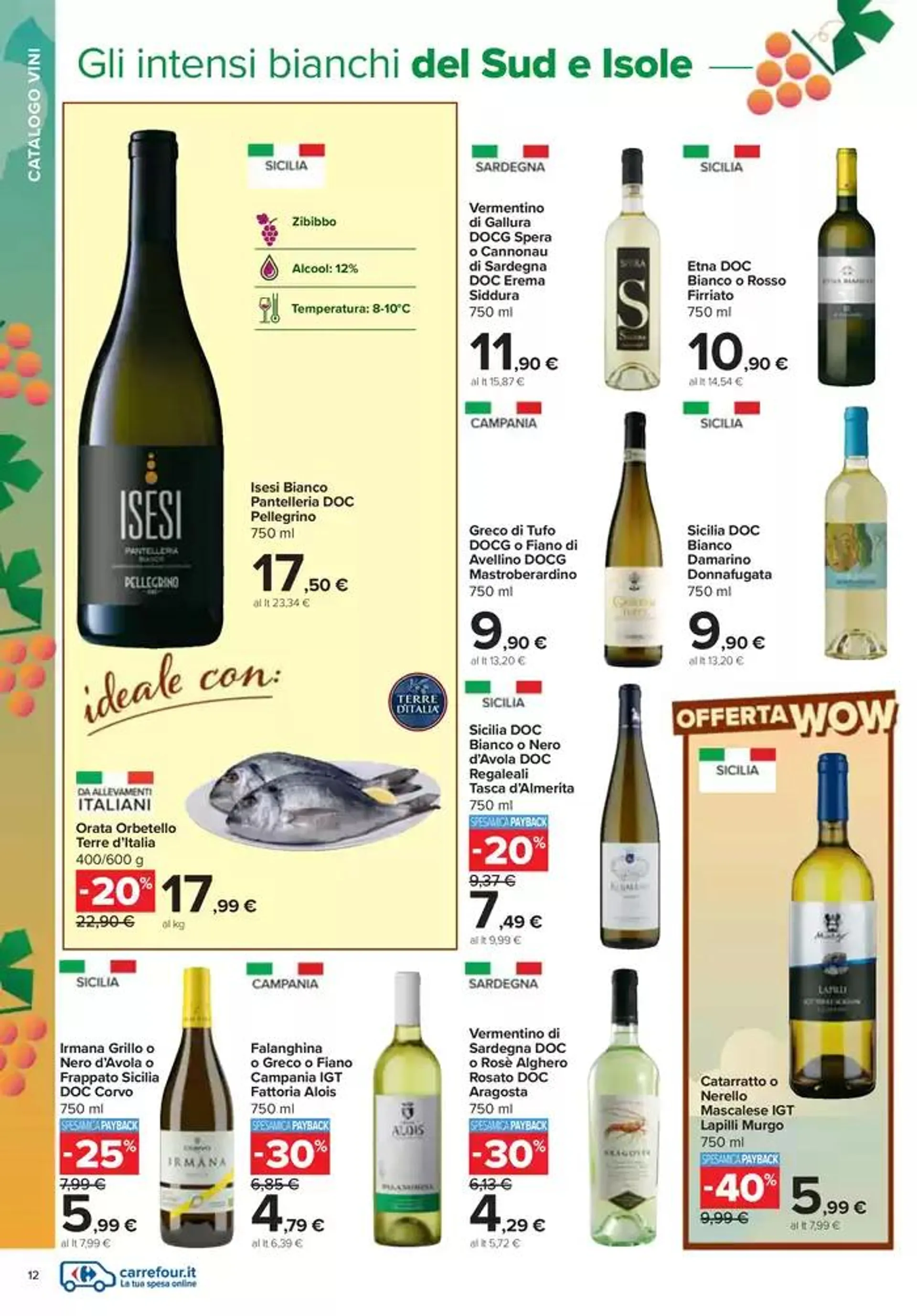 Catalogo vini da 7 ottobre a 10 novembre di 2024 - Pagina del volantino 12