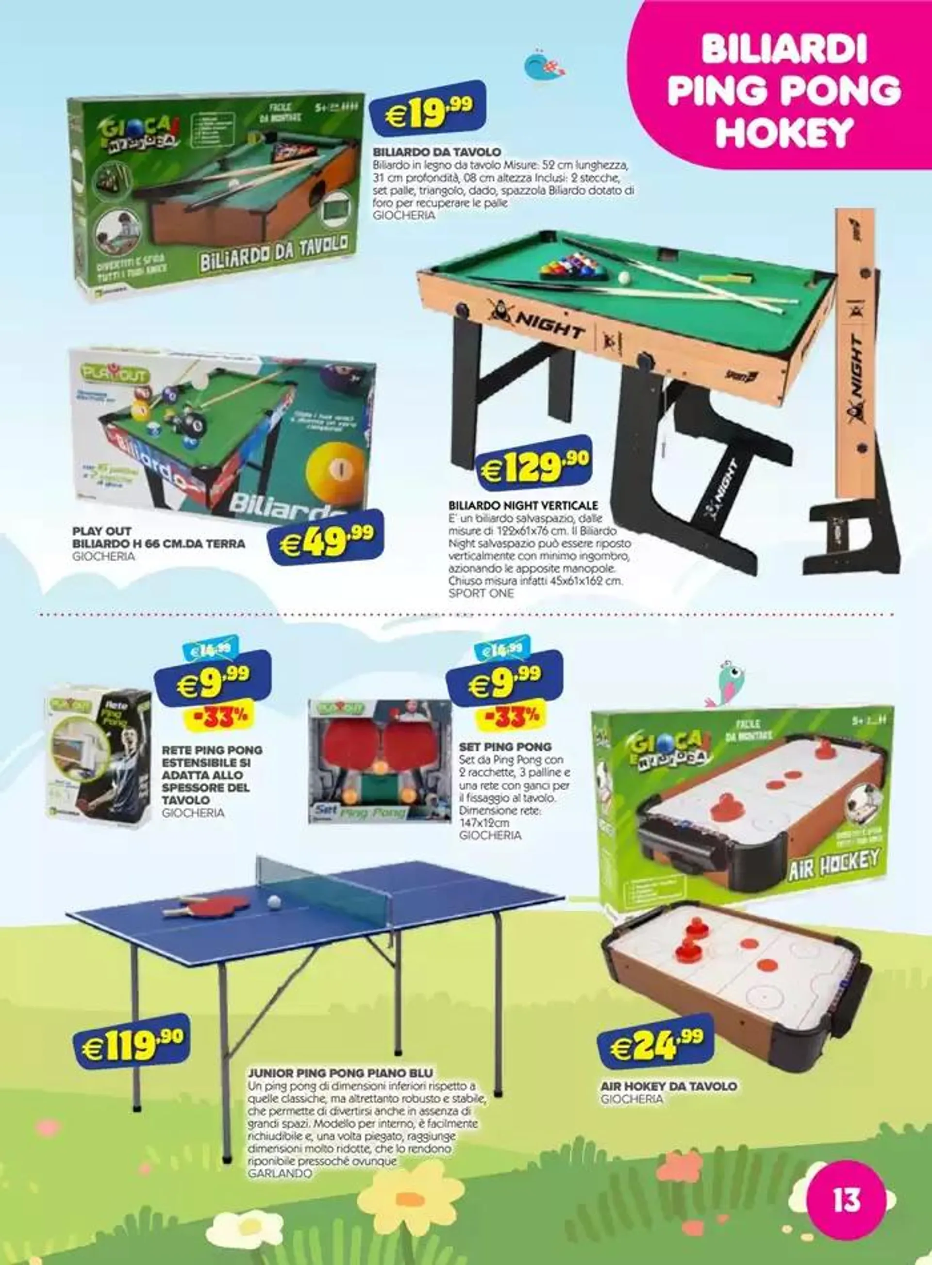 Giochi all'aria aperta! da 23 aprile a 24 giugno di 2025 - Pagina del volantino 13