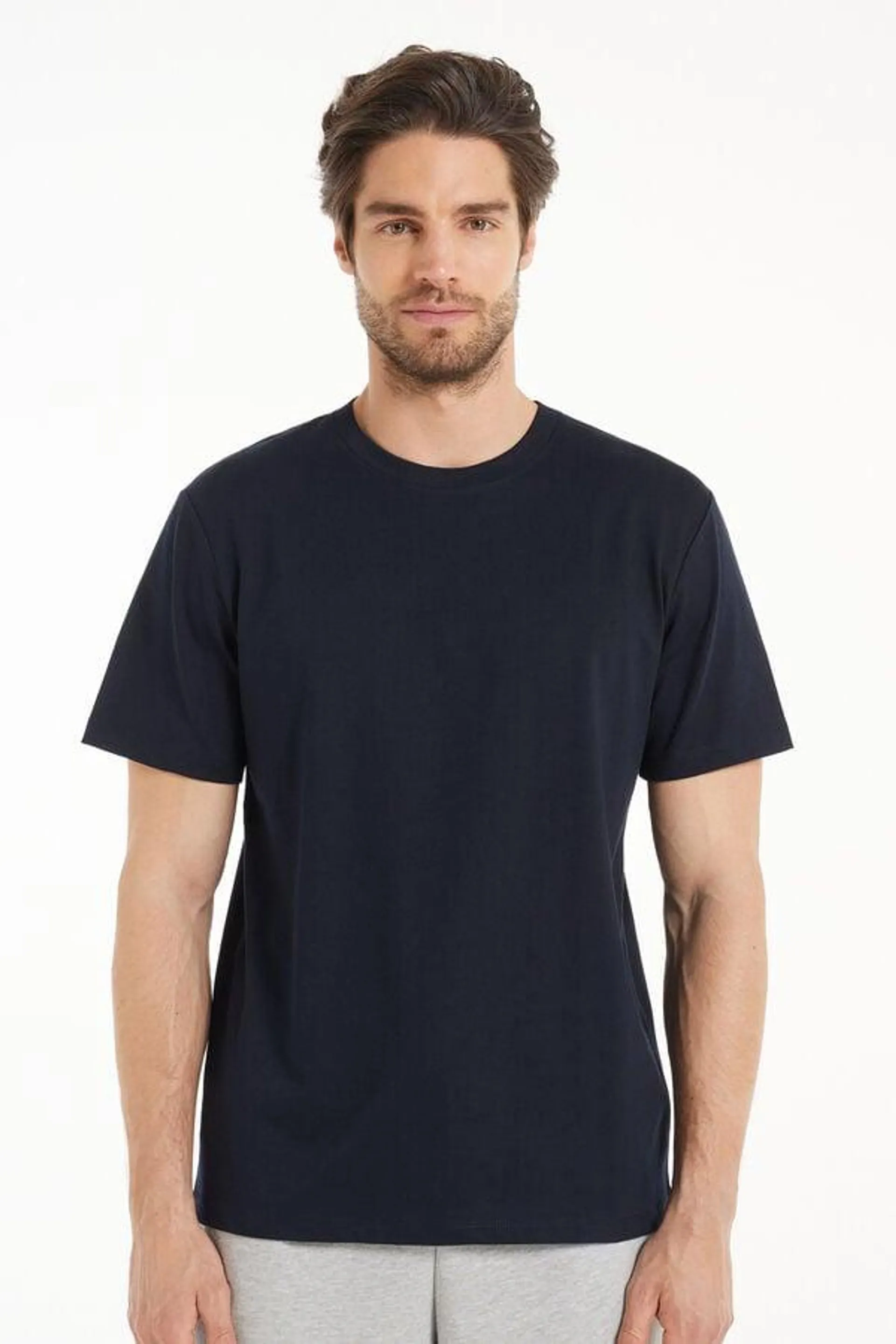 T-Shirt in 100% Cotone a Girocollo