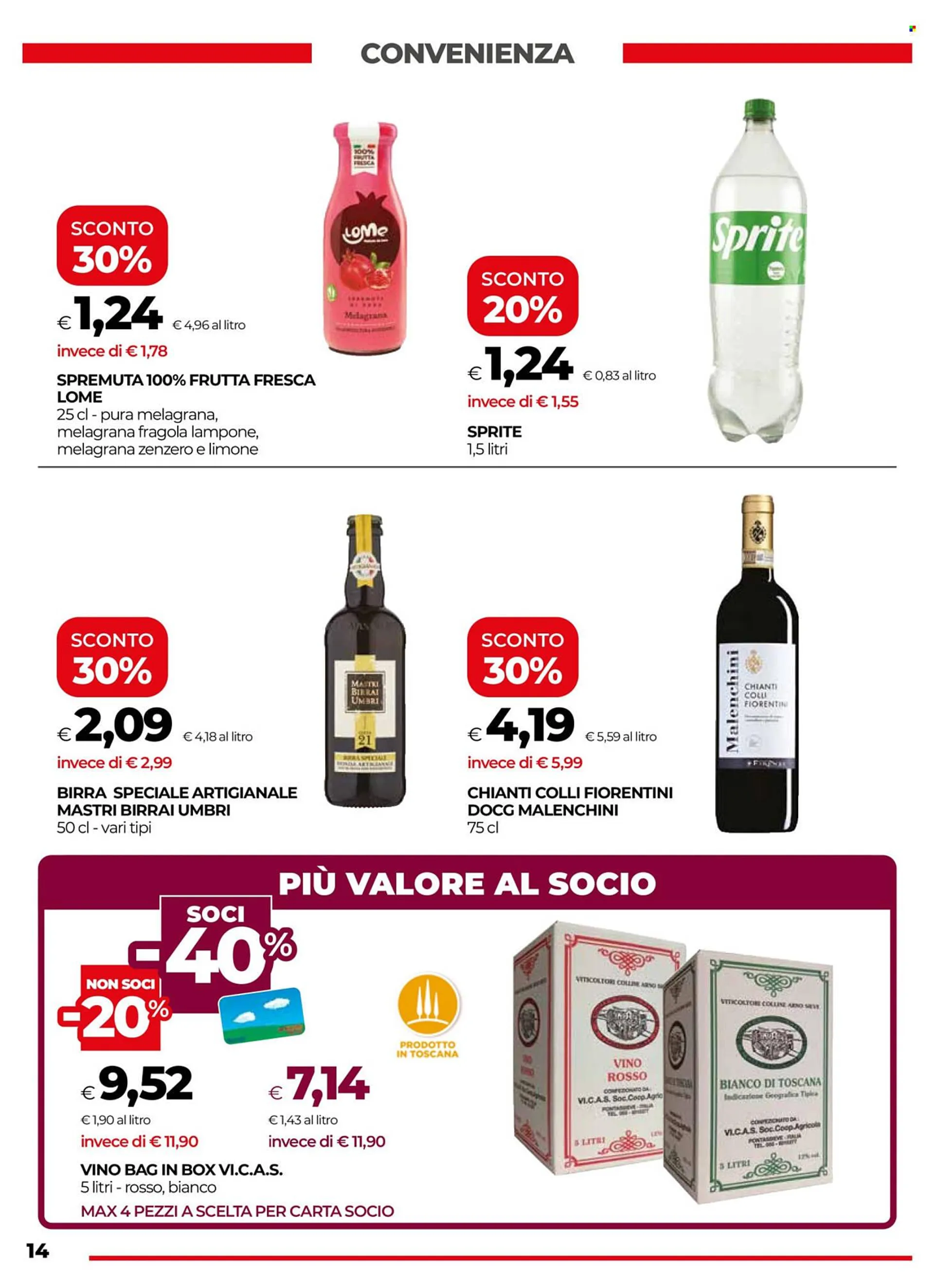 Volantino Unicoop da 22 aprile a 6 maggio di 2025 - Pagina del volantino 14