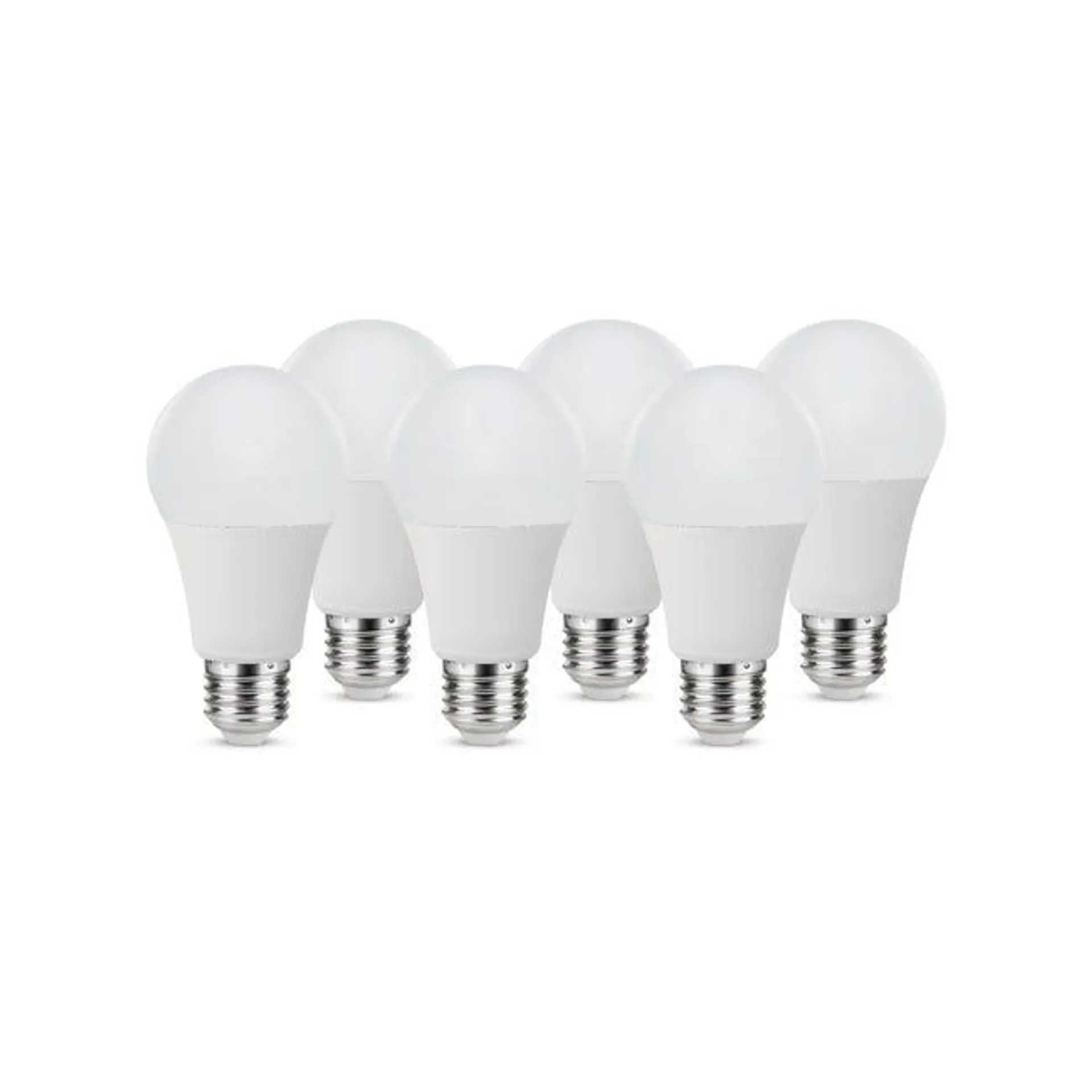 Set da 6 lampadine LED, goccia, smerigliato, luce naturale, 14.5W=1521LM (equiv 100 W), 220° , LEXMAN