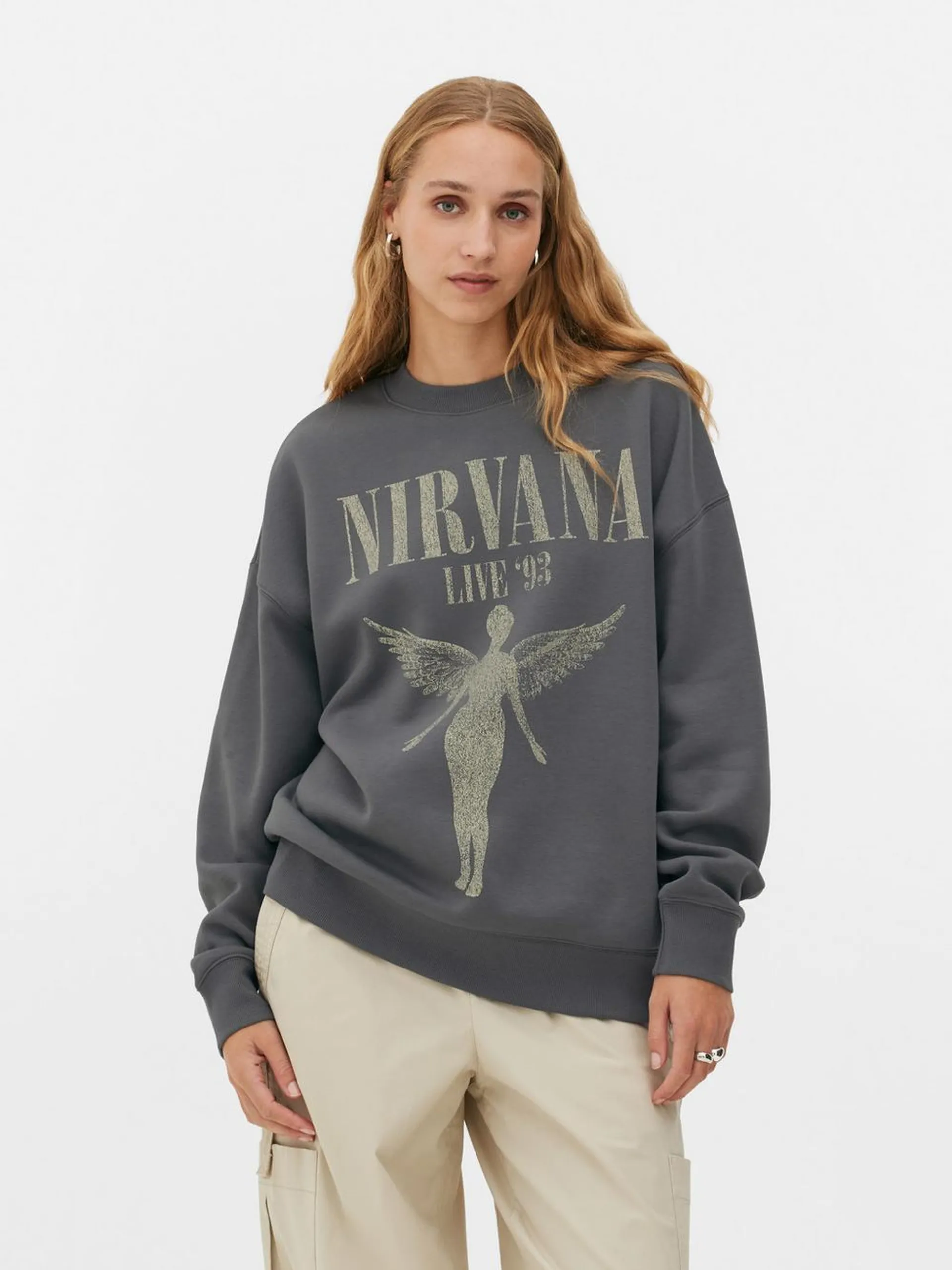 Felpa oversize Nirvana