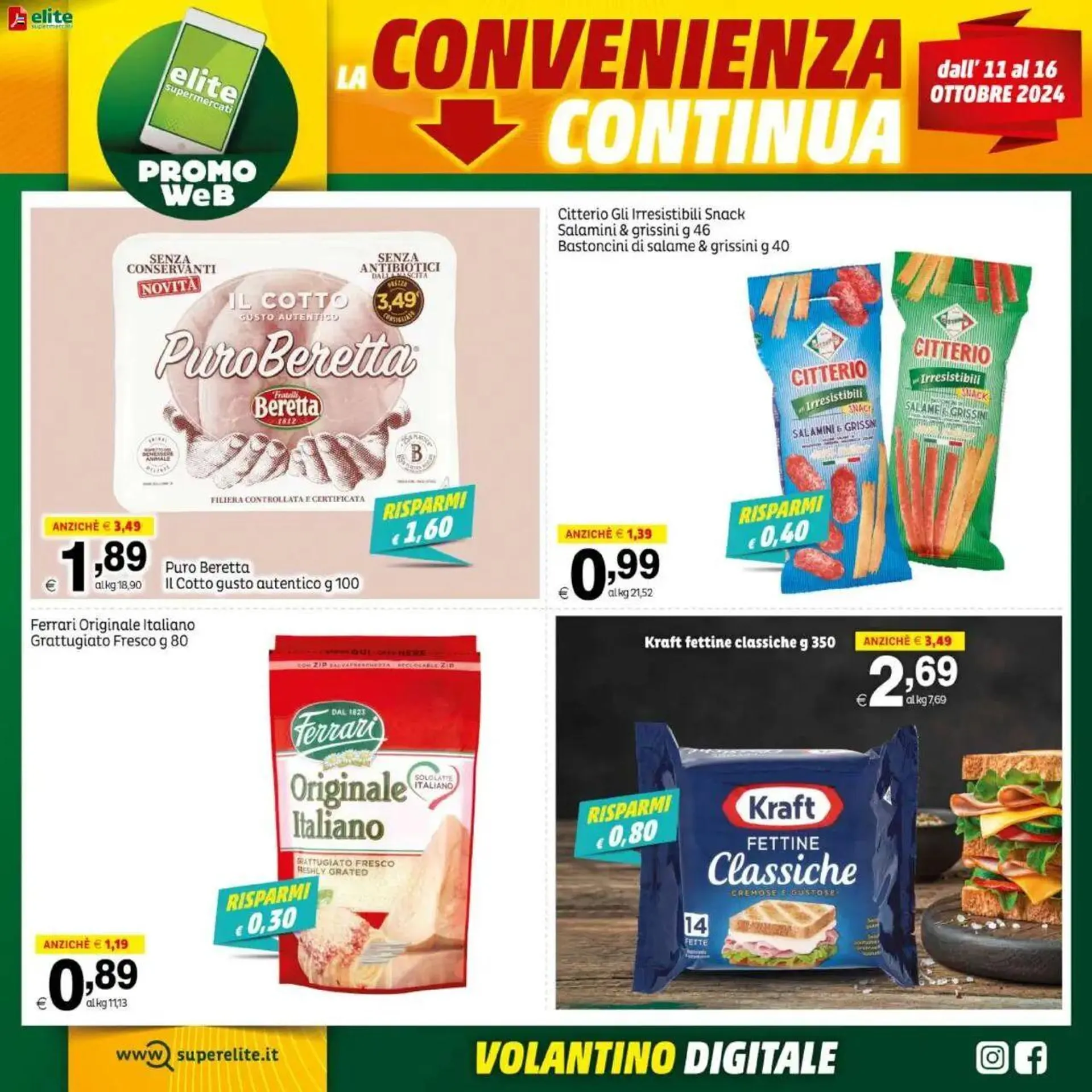 Promo Web - La Convenienza continua Elite Supermercati da 11 ottobre a 16 ottobre di 2024 - Pagina del volantino 3