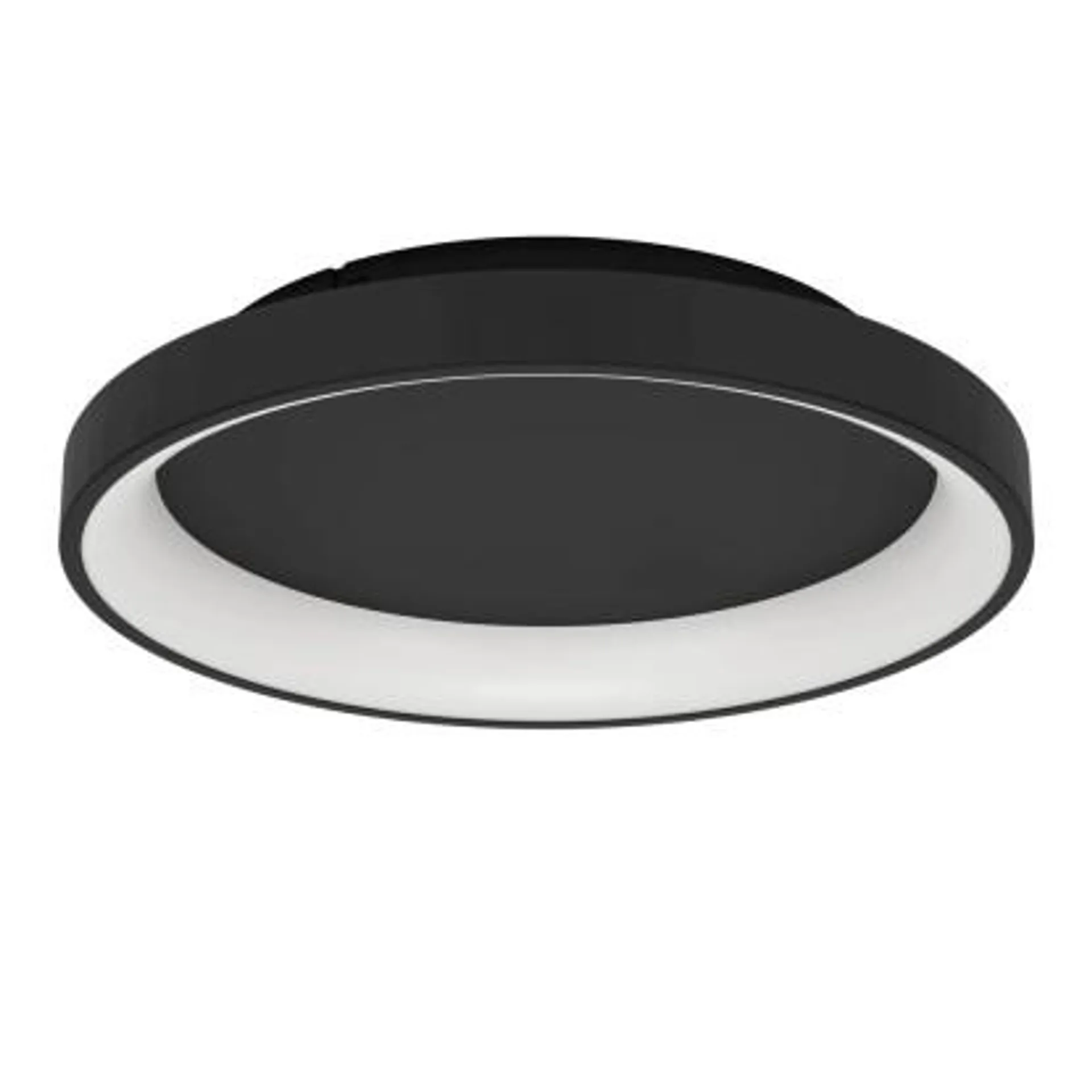 Plafoniera/applique LED Loretello 1440 lm CCT Ø 35 x 7,5 cm nero