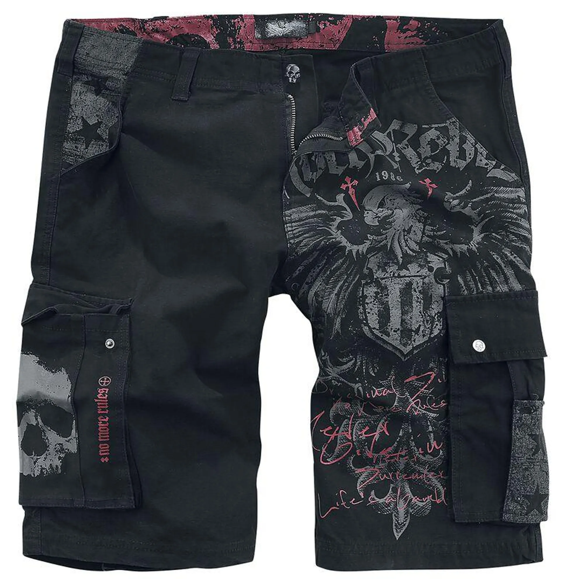 | Shorts | antracite | Rock Rebel by EMP