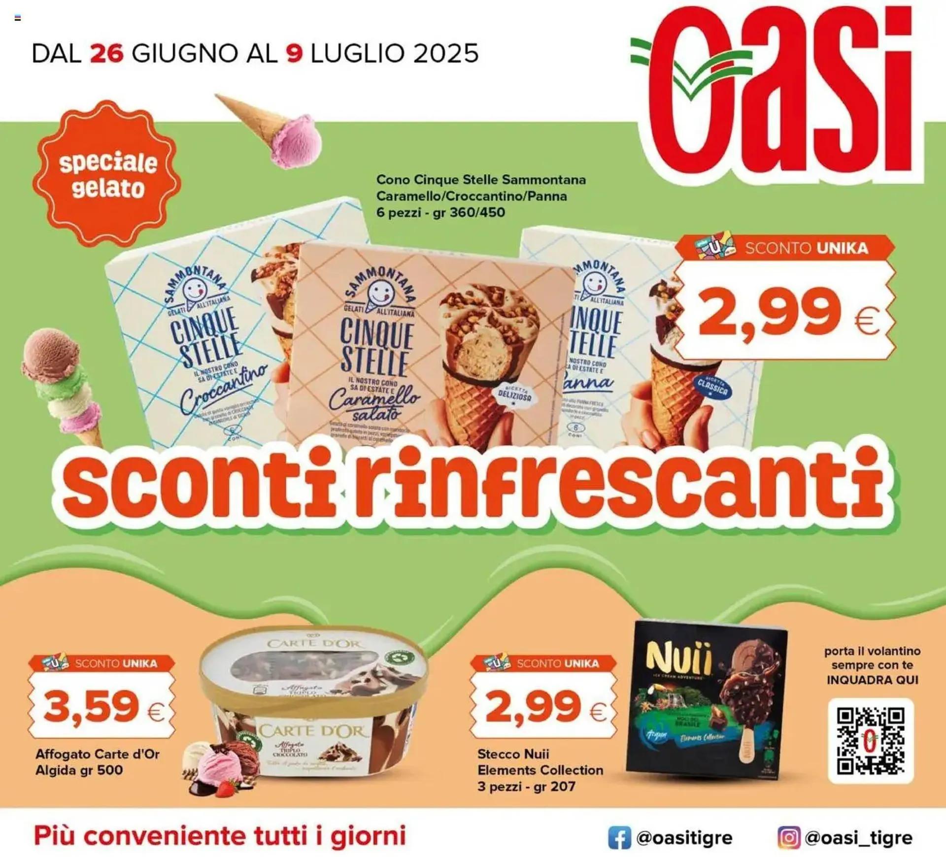 Volantino Oasi da 26 giugno a 9 luglio di 2025 - Pagina del volantino 1